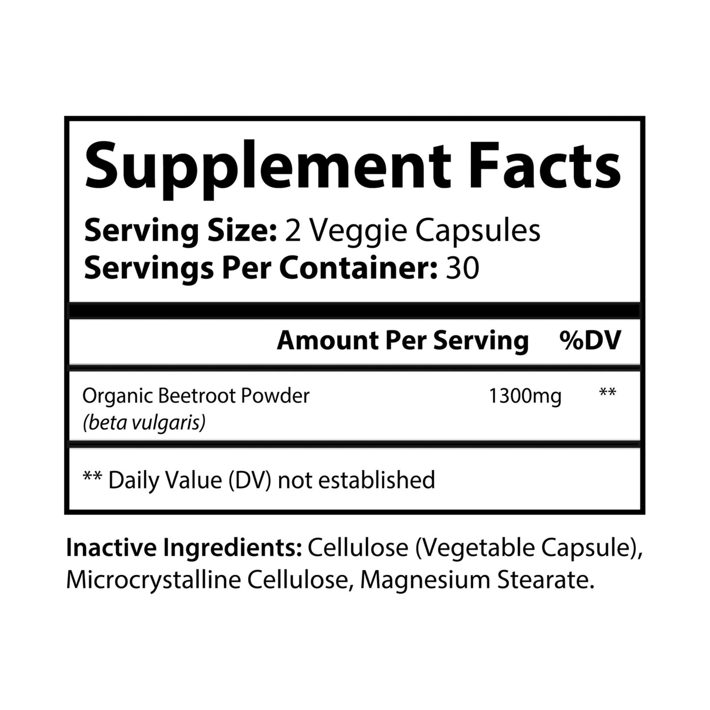 Prairie Vitality Beetroot Supplement (60 Capsules)