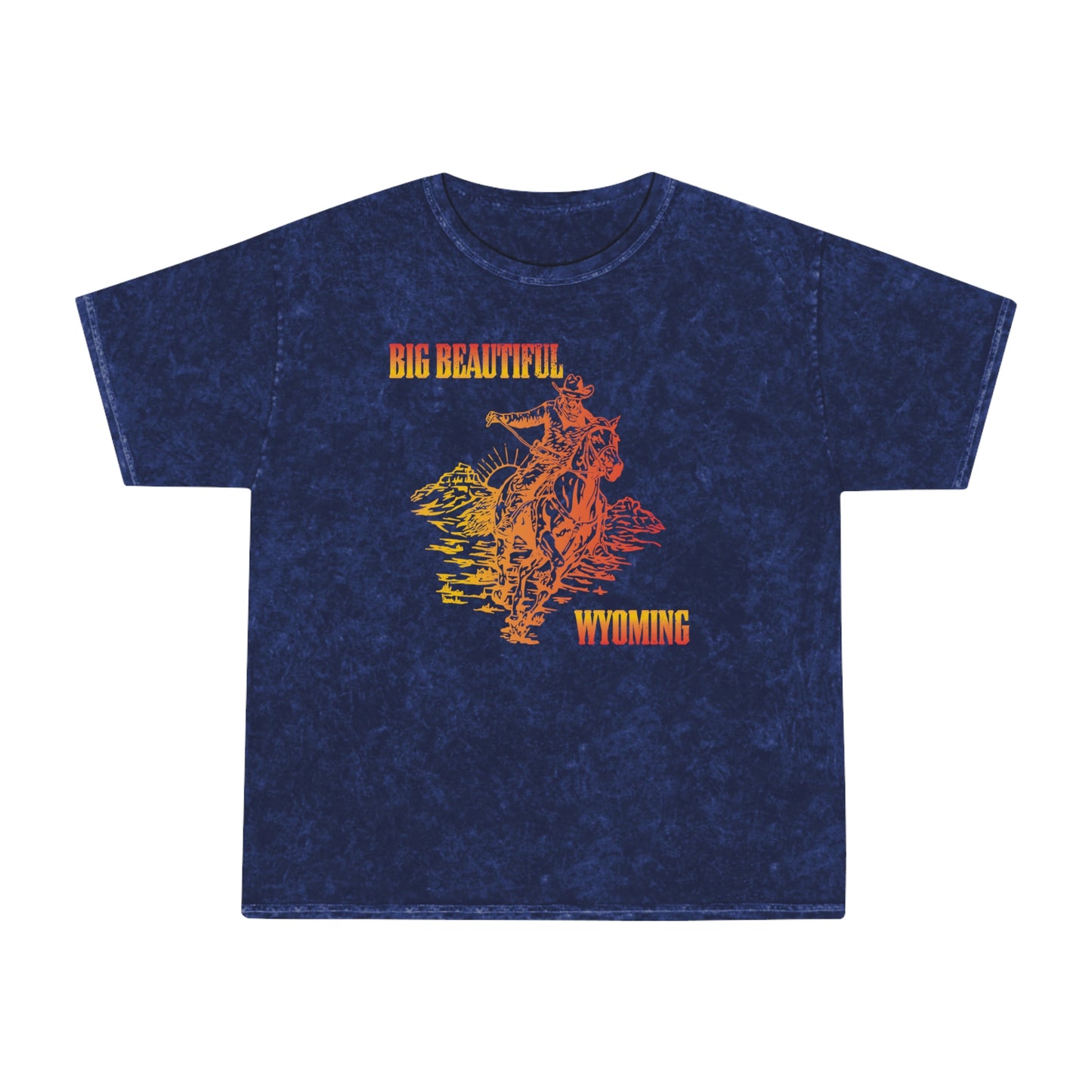 Big Beautiful Wyoming Mineral Wash Tee - Wyomerican