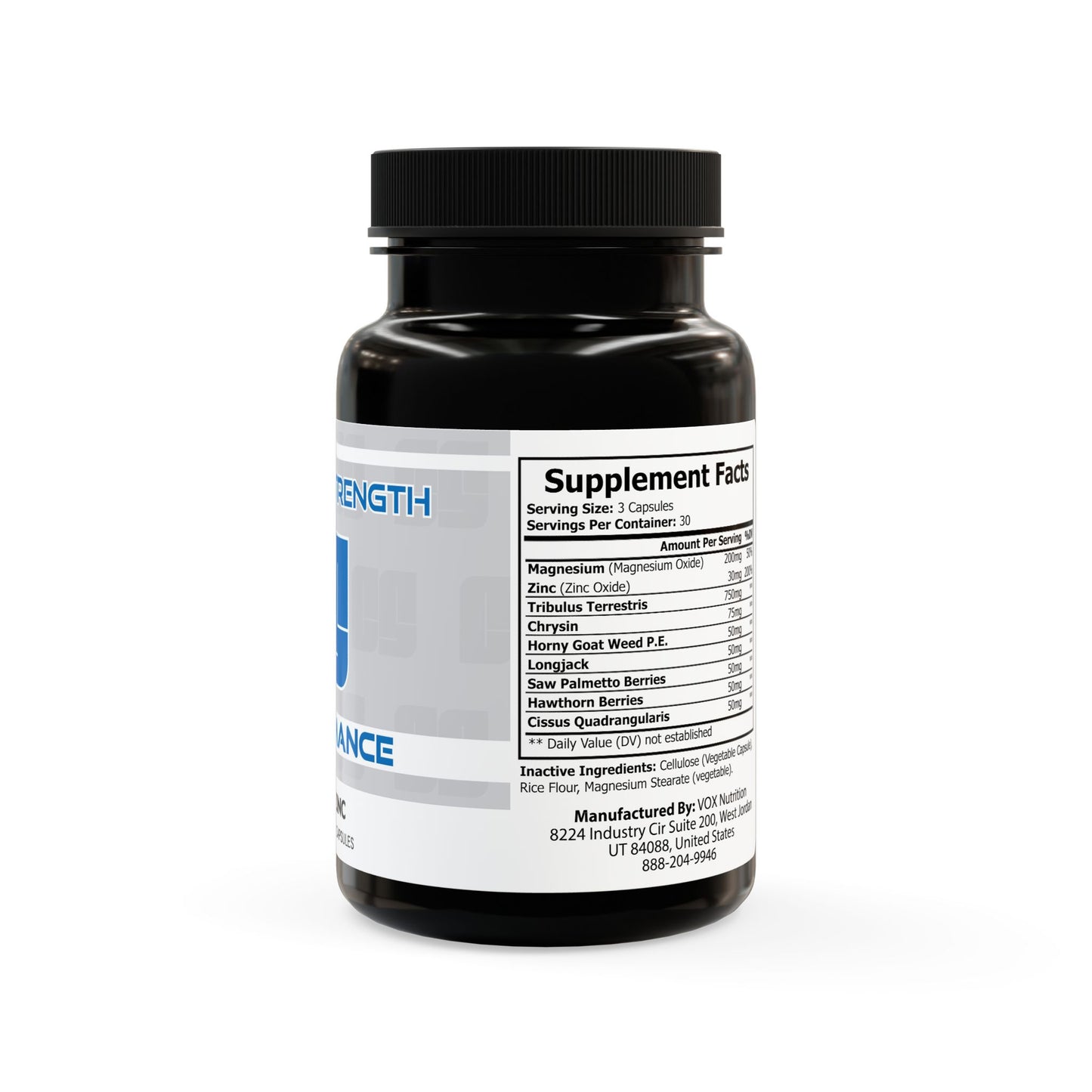 Cowboy Strength Performance Magnesium Zinc Supplement (90 Capsules)