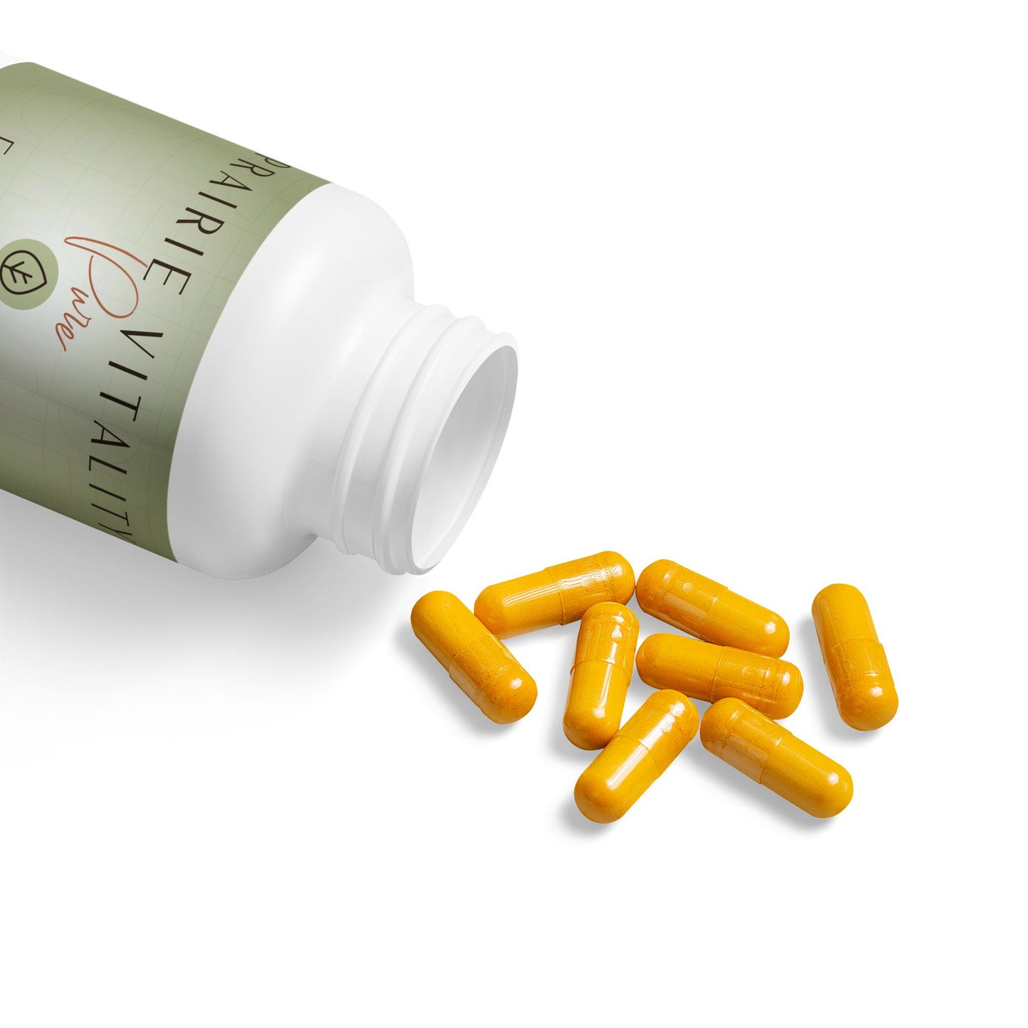 Prairie Vitality Turmeric with BioPerine® (Black Pepper Fruit Extract) Supplement (60 Capsules)