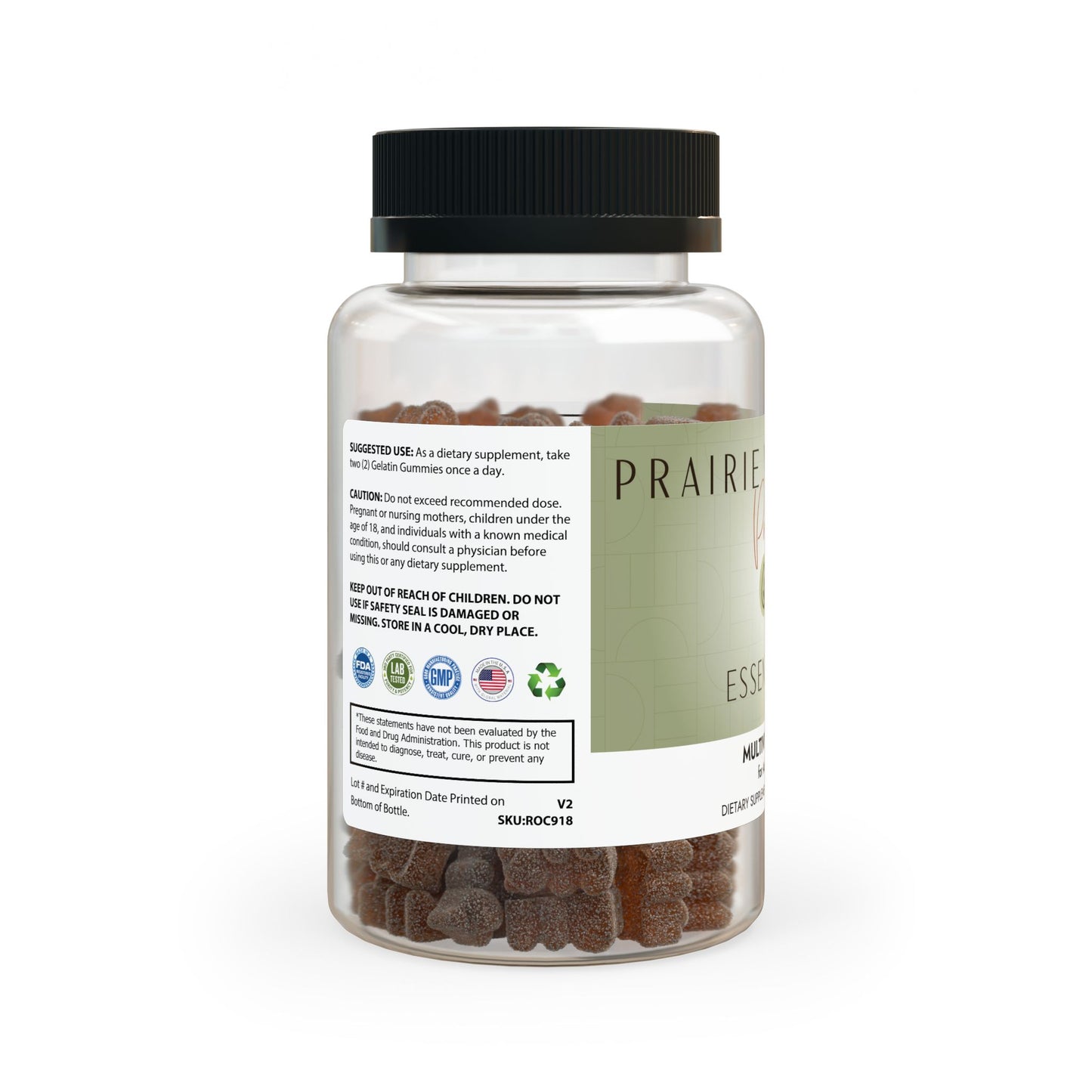 Prairie Vitality Multivitamin Gummies for Adults (60 Gummies)