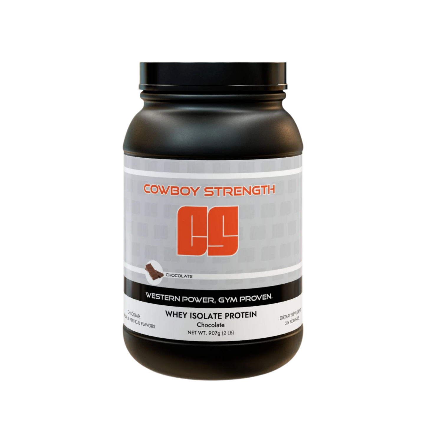 Cowboy Strength Whey Isolate Protein Supplement (907g, 2lb)