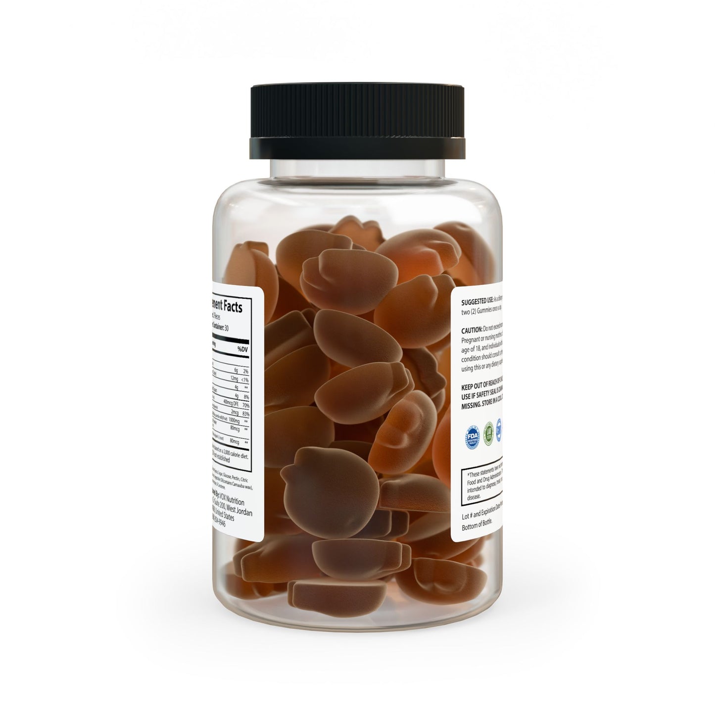 Prairie Vitality Apple Cider Vinegar Gummies (60 Gummies)