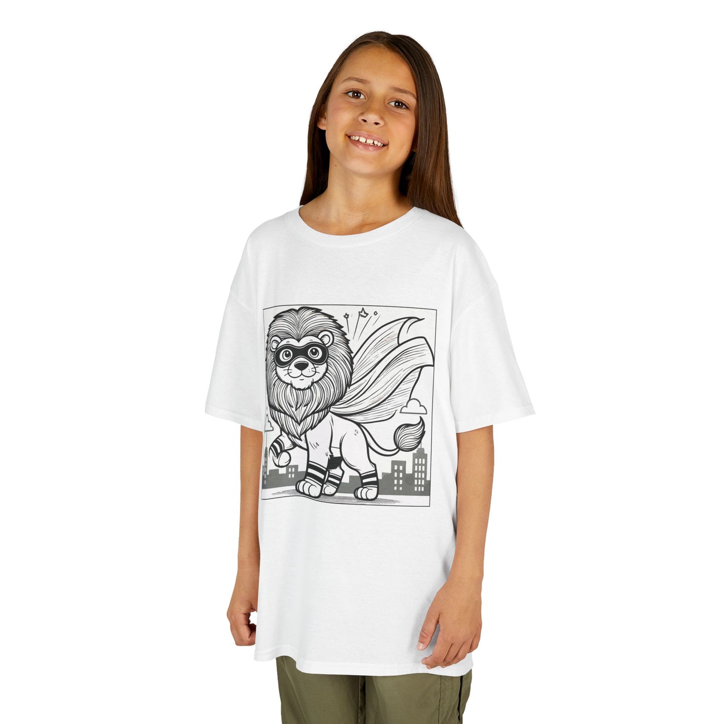 DoodleWear Lion Superhero Cotton T-Shirt Kit
