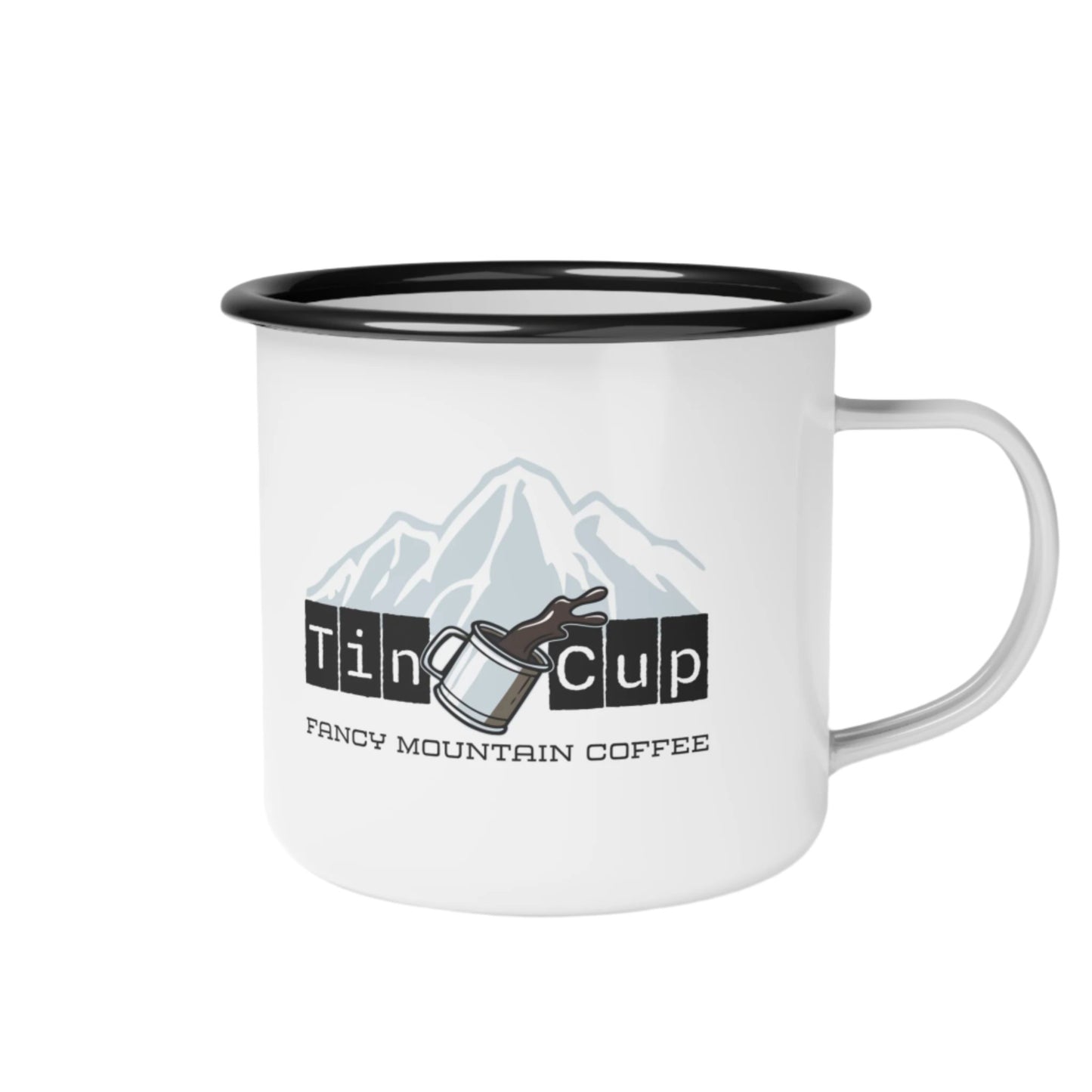 Tin Cup Coffee Enamel Cup - Wyomerican