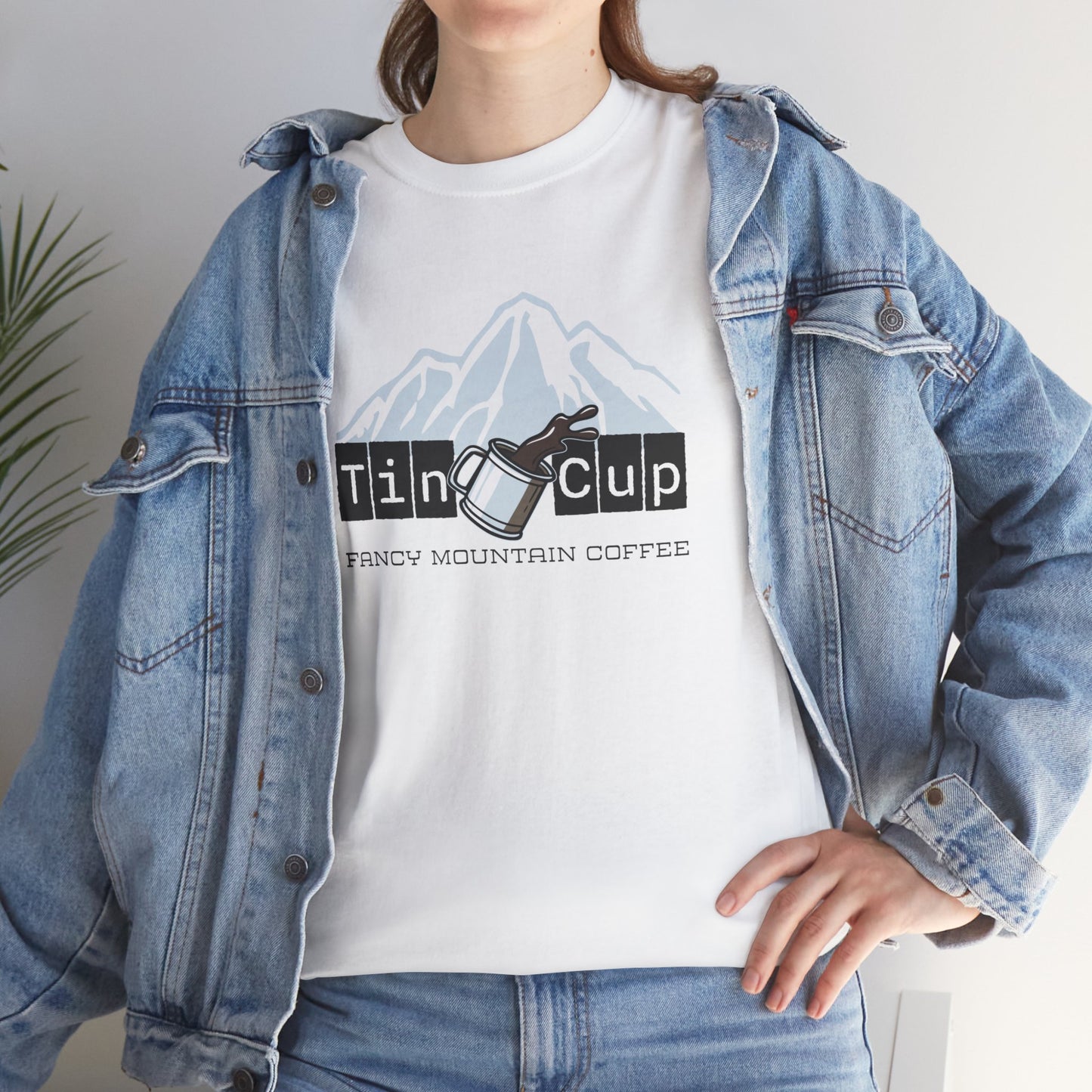 Tin Cup Mountain Coffee Tee - Wyomerican