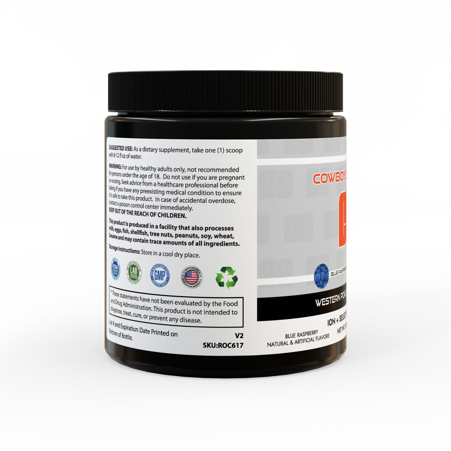 Cowboy Strength ION + Select Electrolyte Supplement (225g, 7.9oz)