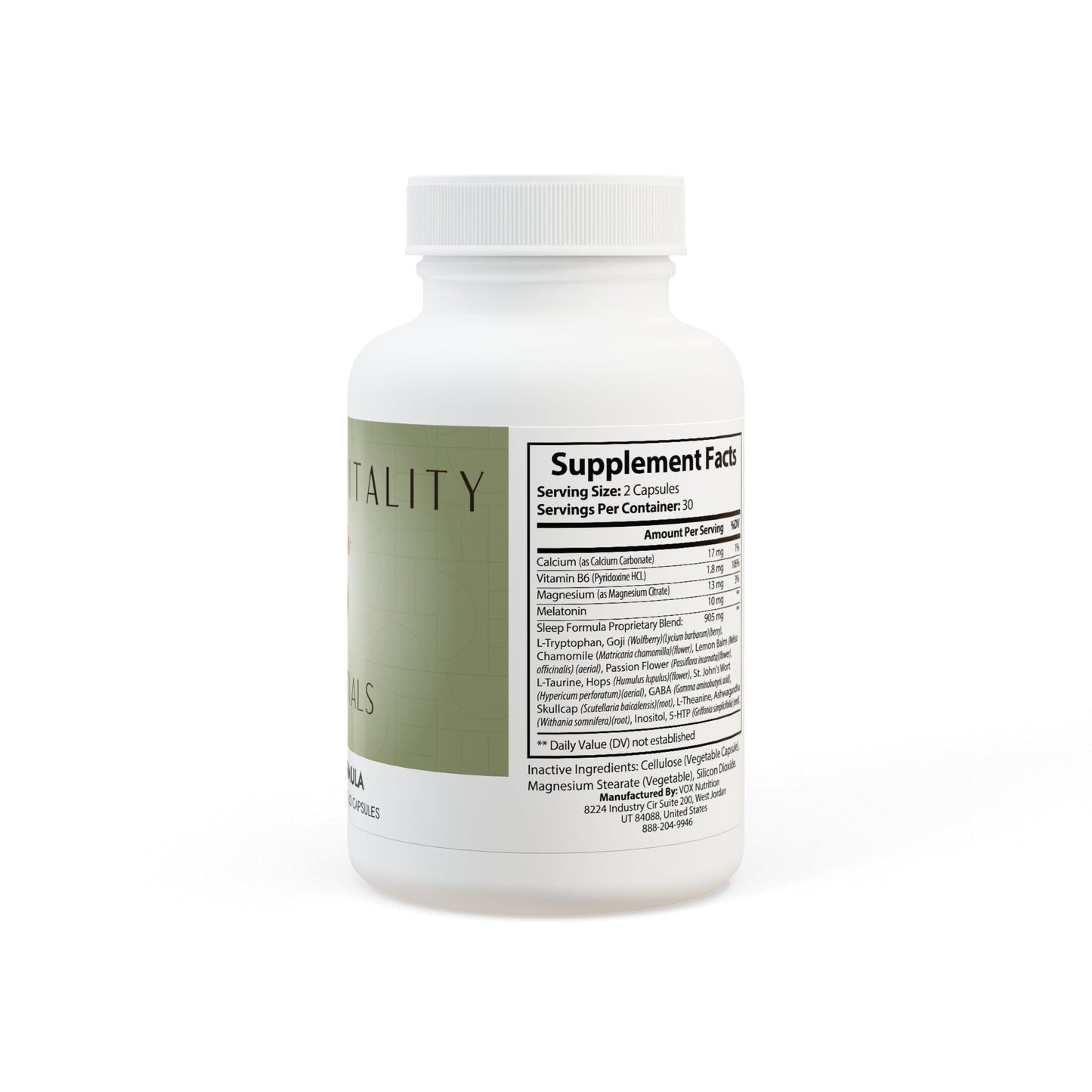 Prairie Vitality Sleep Supplement (60 Capsules)