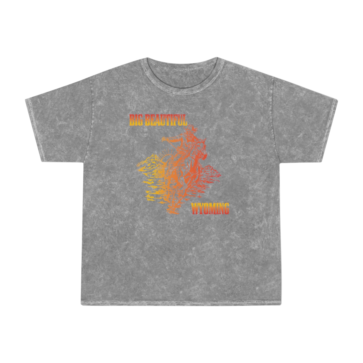 Big Beautiful Wyoming Mineral Wash Tee - Wyomerican