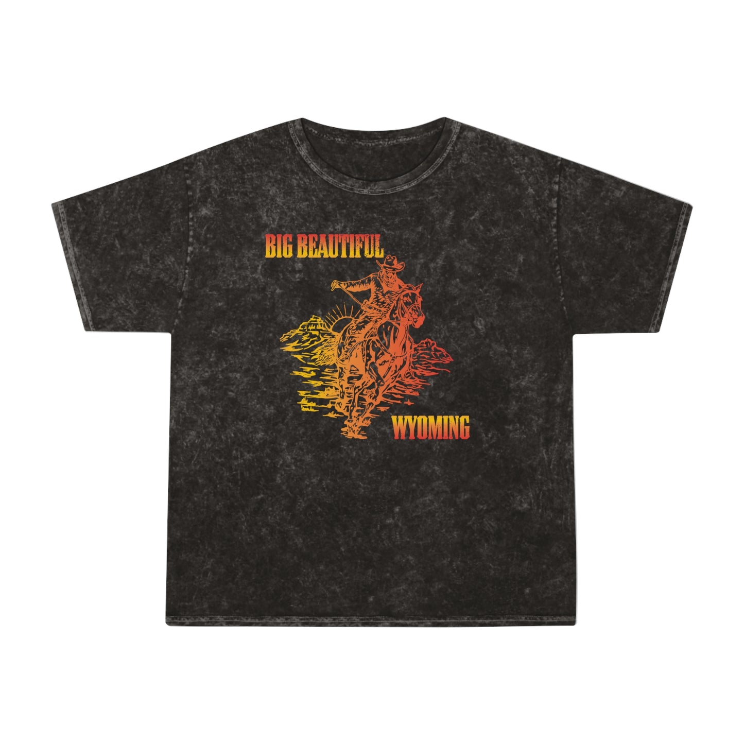 Big Beautiful Wyoming Mineral Wash Tee - Wyomerican