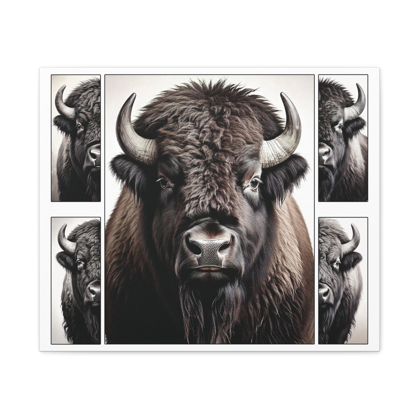 Bison Crew Matte Canvas, Stretched, 1.25" (24" x 20") Horizontal