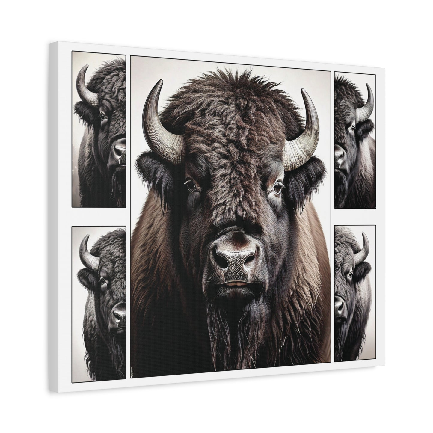 Bison Crew Matte Canvas, Stretched, 1.25" (24" x 20") Horizontal
