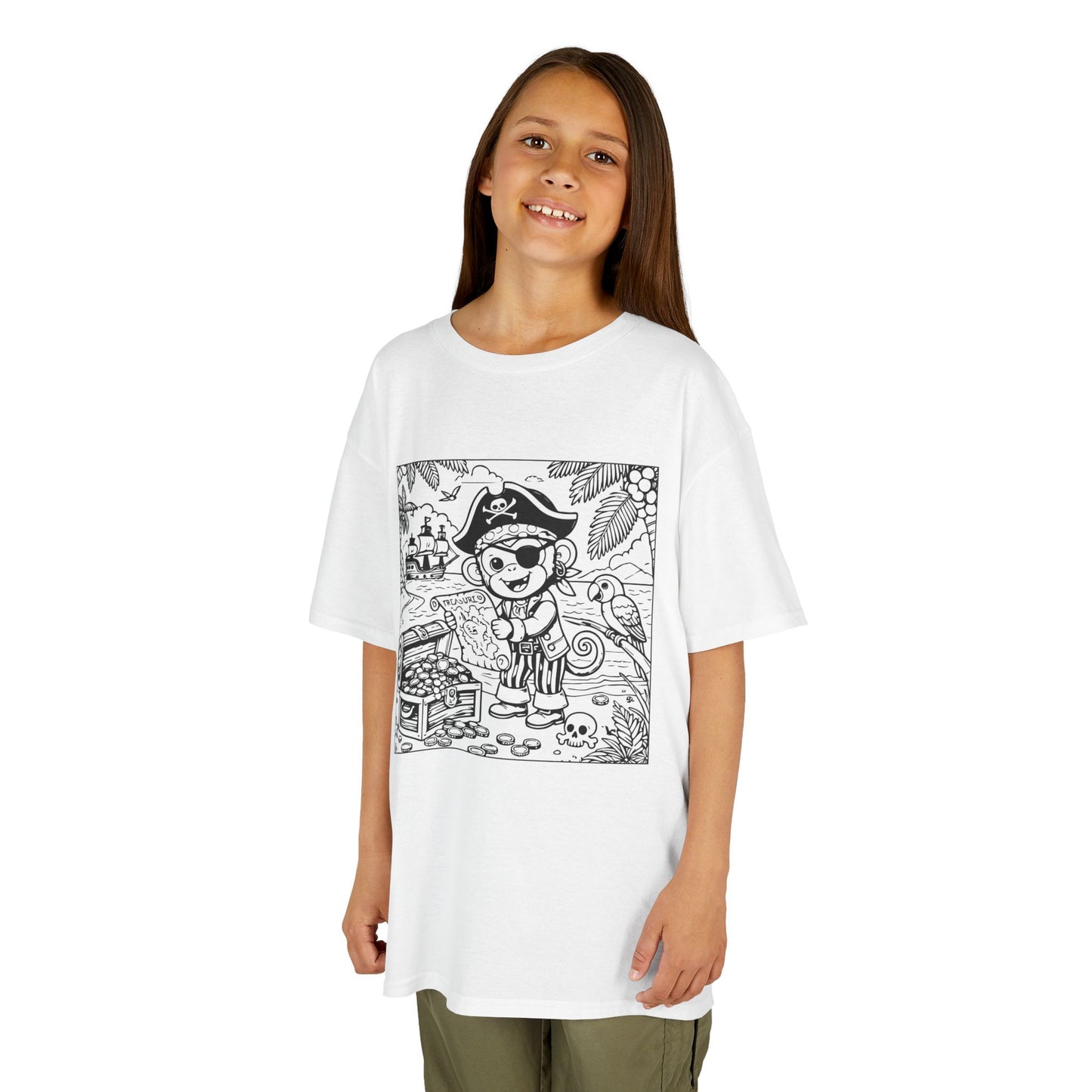 DoodleWear Pirate Monkey Cotton™ Tee Kit