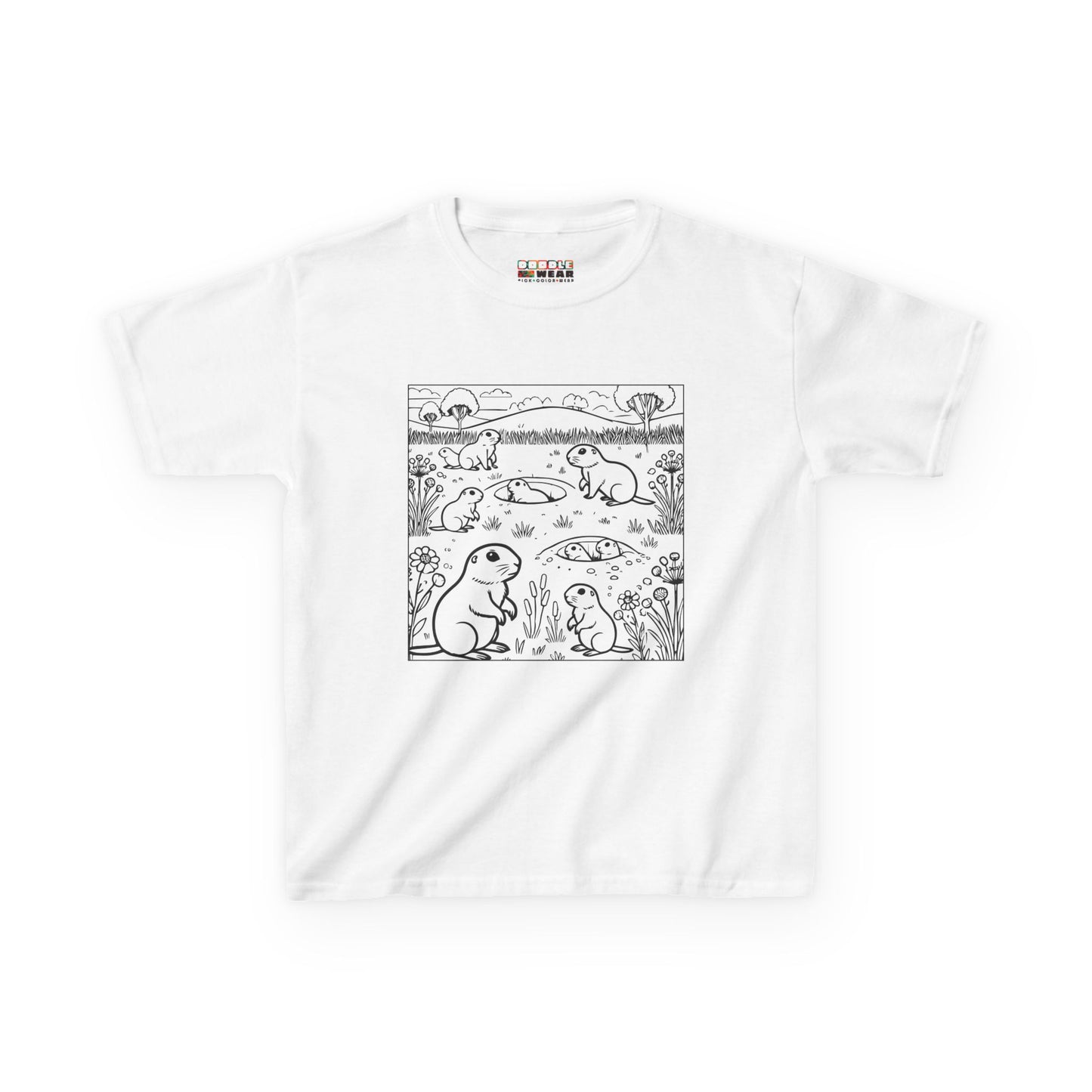 DoodleWear Prairie Dog Friends Cotton™ Tee Kit