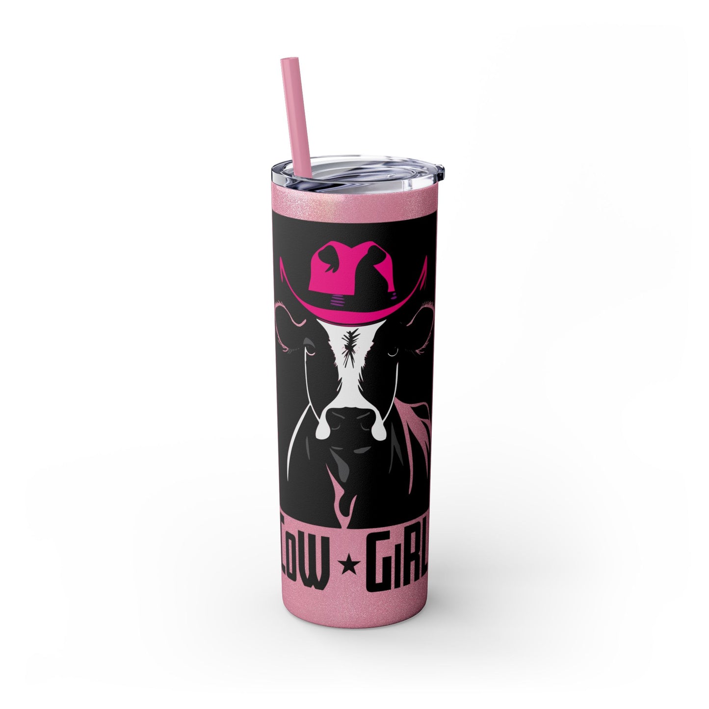 Cow Girl Tumbler with Straw (20oz) - Wyomerican