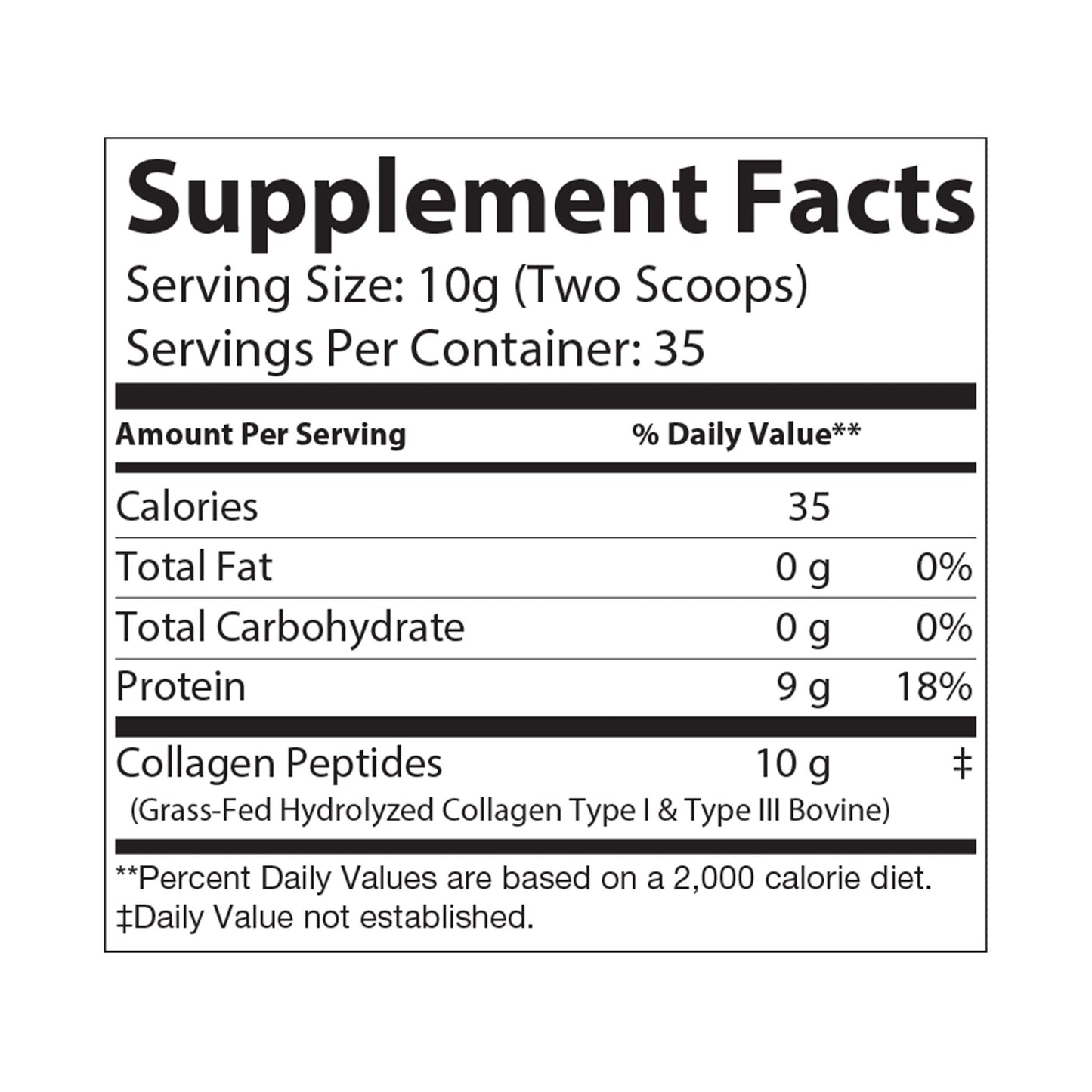 Prairie Vitality Collagen Peptides Type I & III Supplement (350g, 12.3oz)