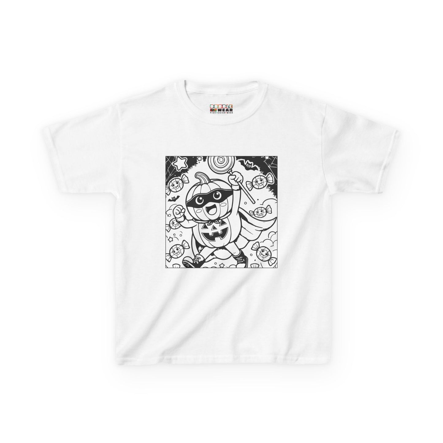 DoodleWear Pumpkin Hero Cotton T-Shirt Kit