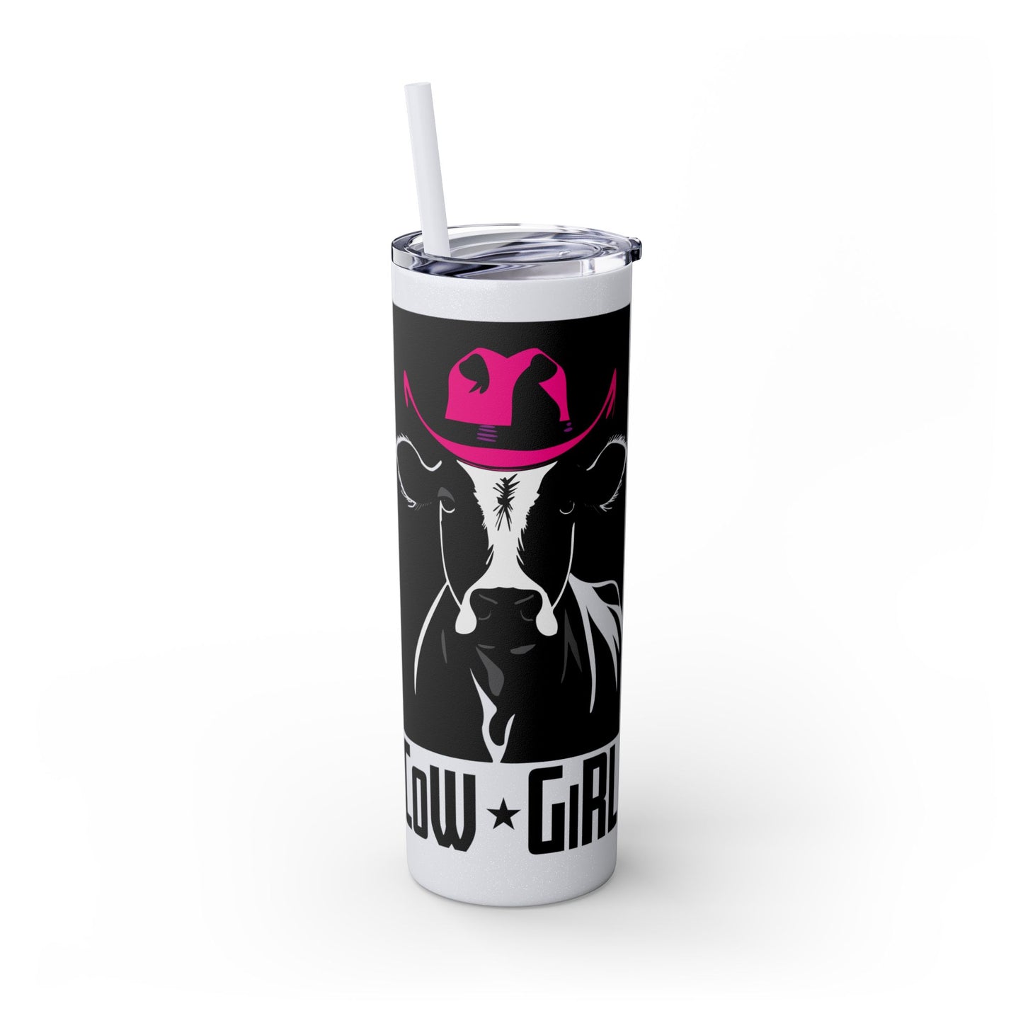 Cow Girl Tumbler with Straw (20oz) - Wyomerican