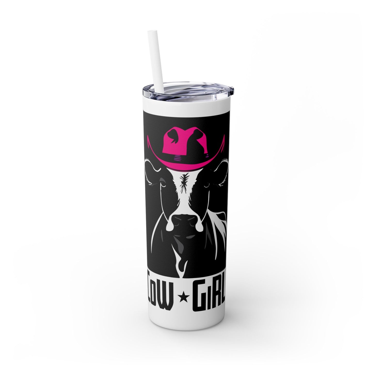 Cow Girl Tumbler with Straw (20oz) - Wyomerican