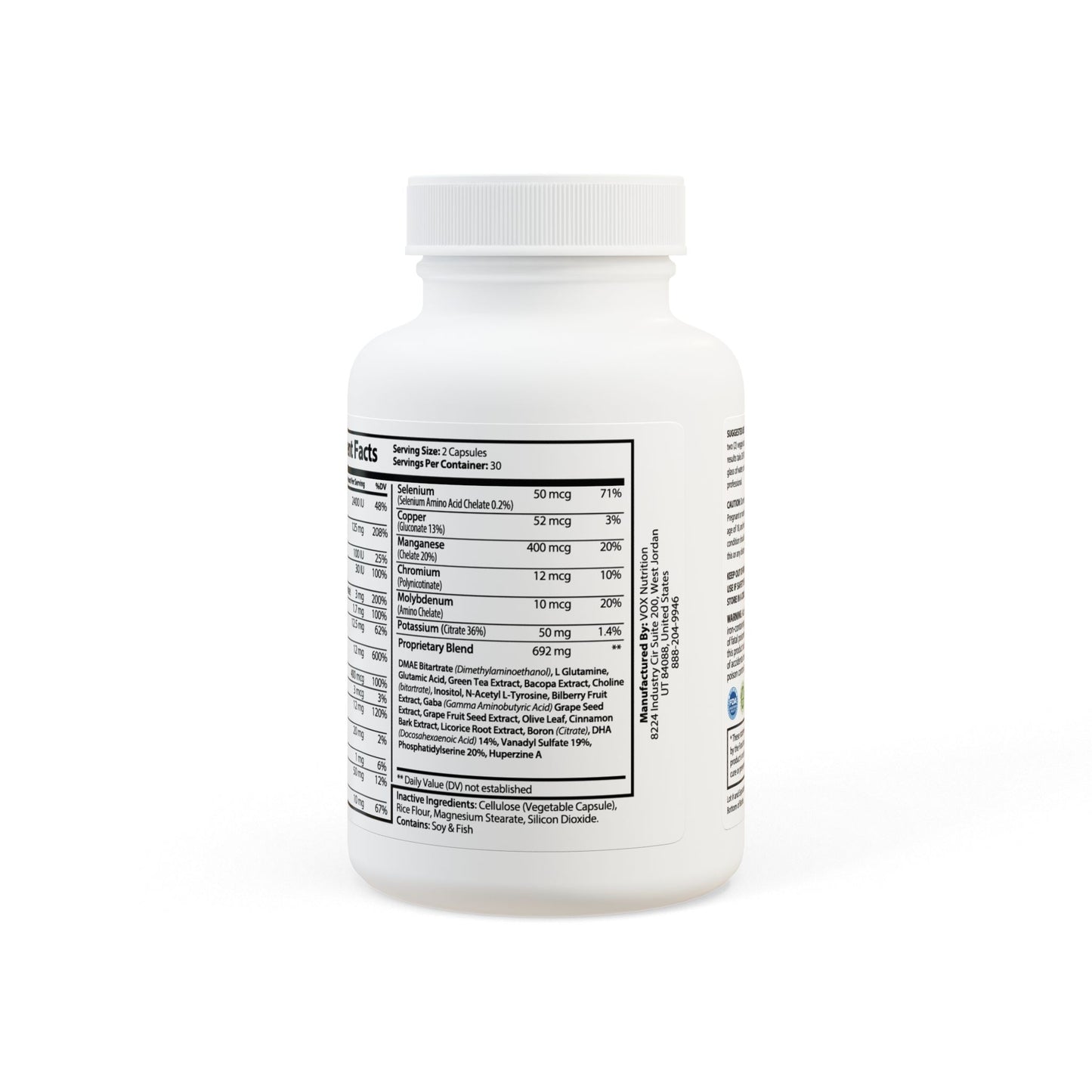 Prairie Vitality Brain Support Complex Supplement (60 Capsules)