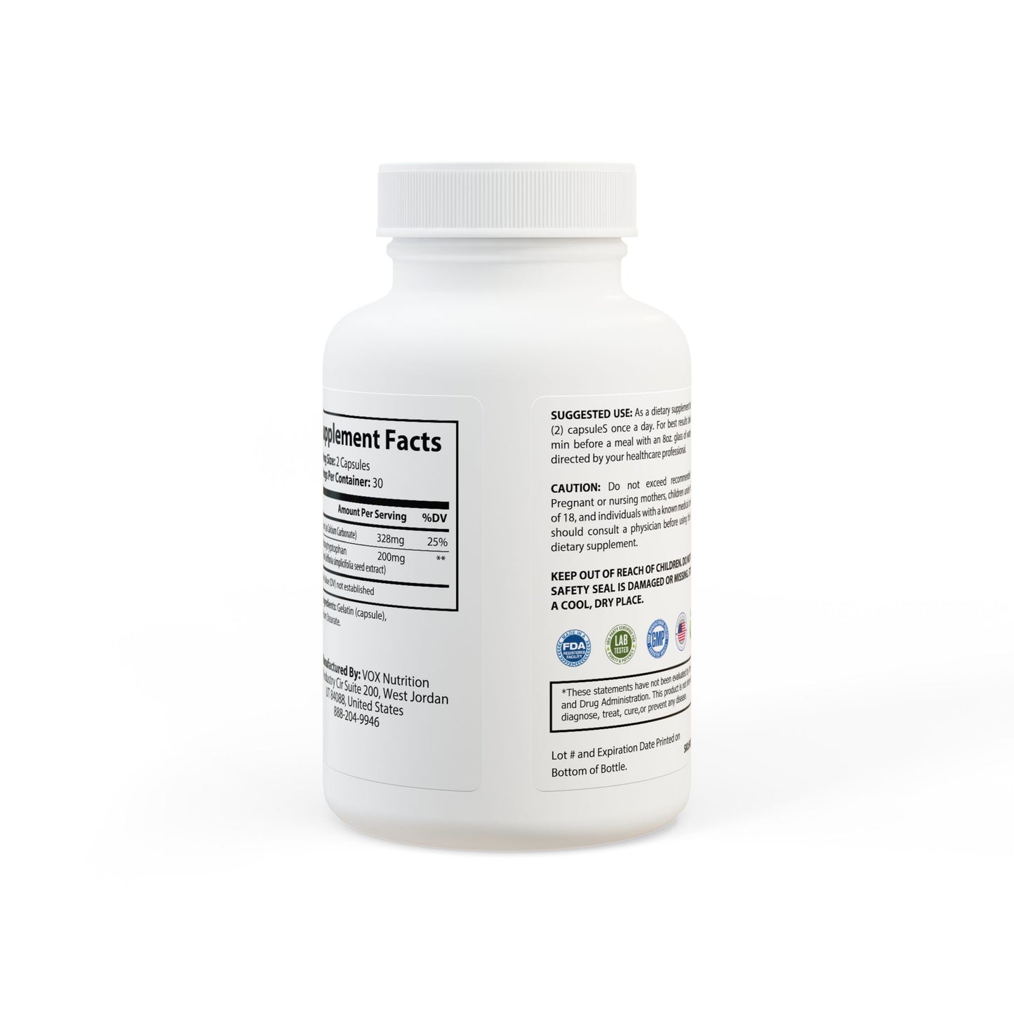 Prairie Vitality 5-HTP Supplement (60 Capsules)