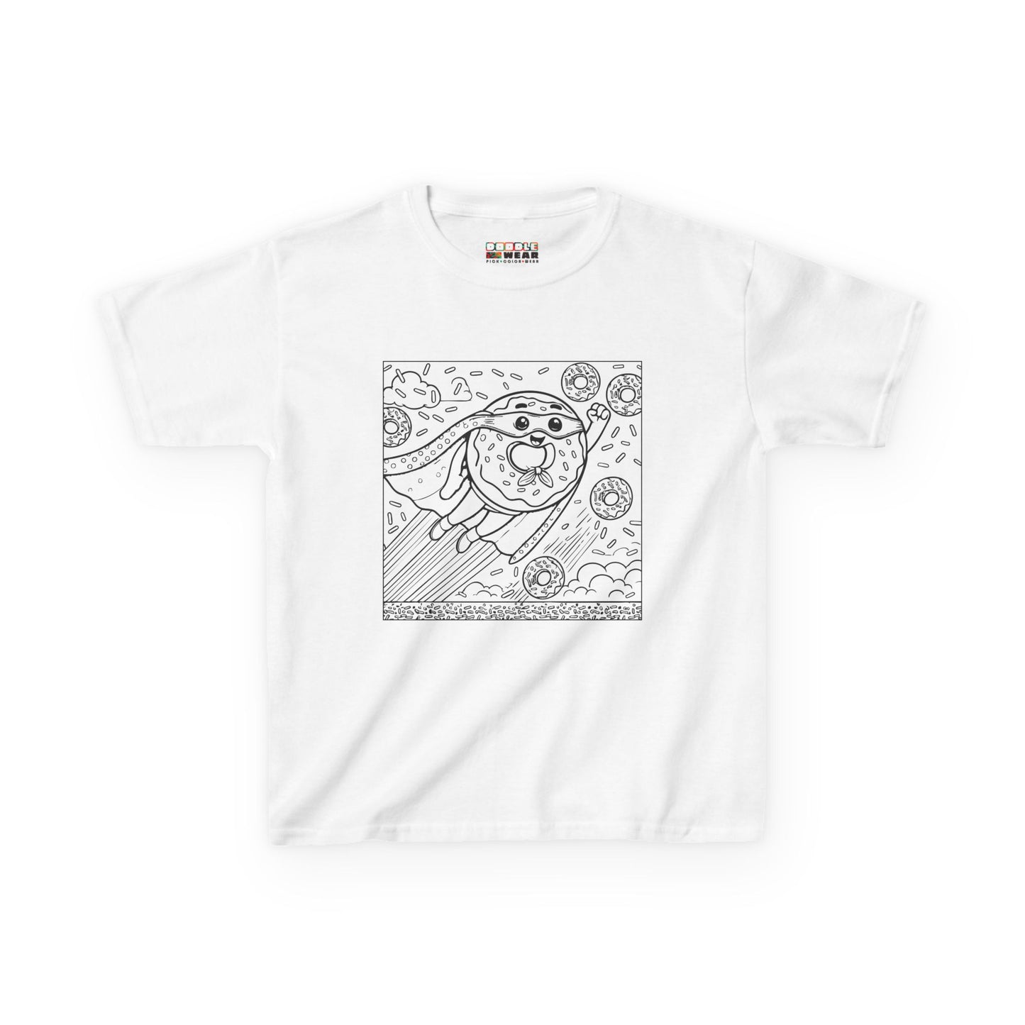 DoodleWear Superhero Donut Cotton™ Tee Kit