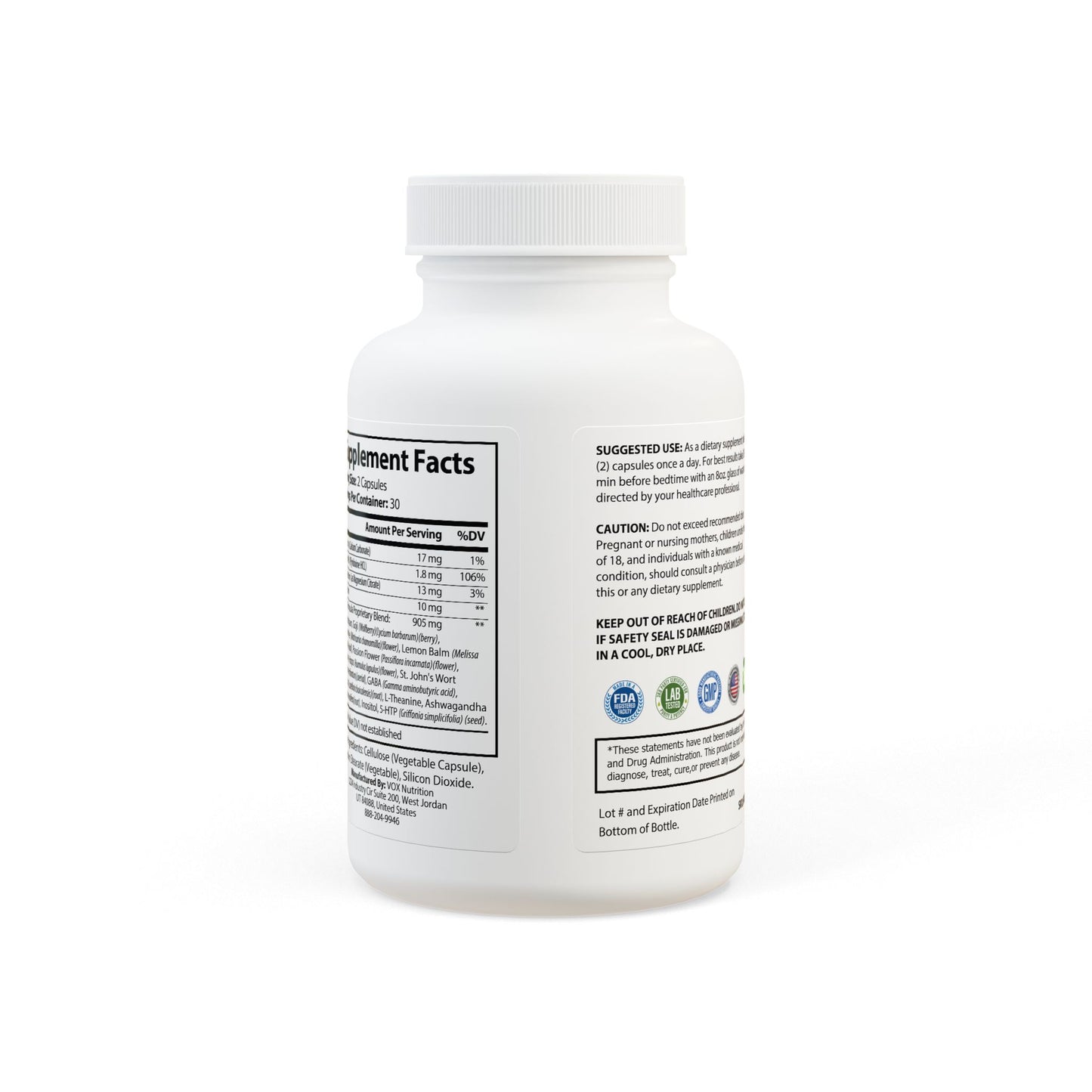 Prairie Vitality Sleep Supplement (60 Capsules)