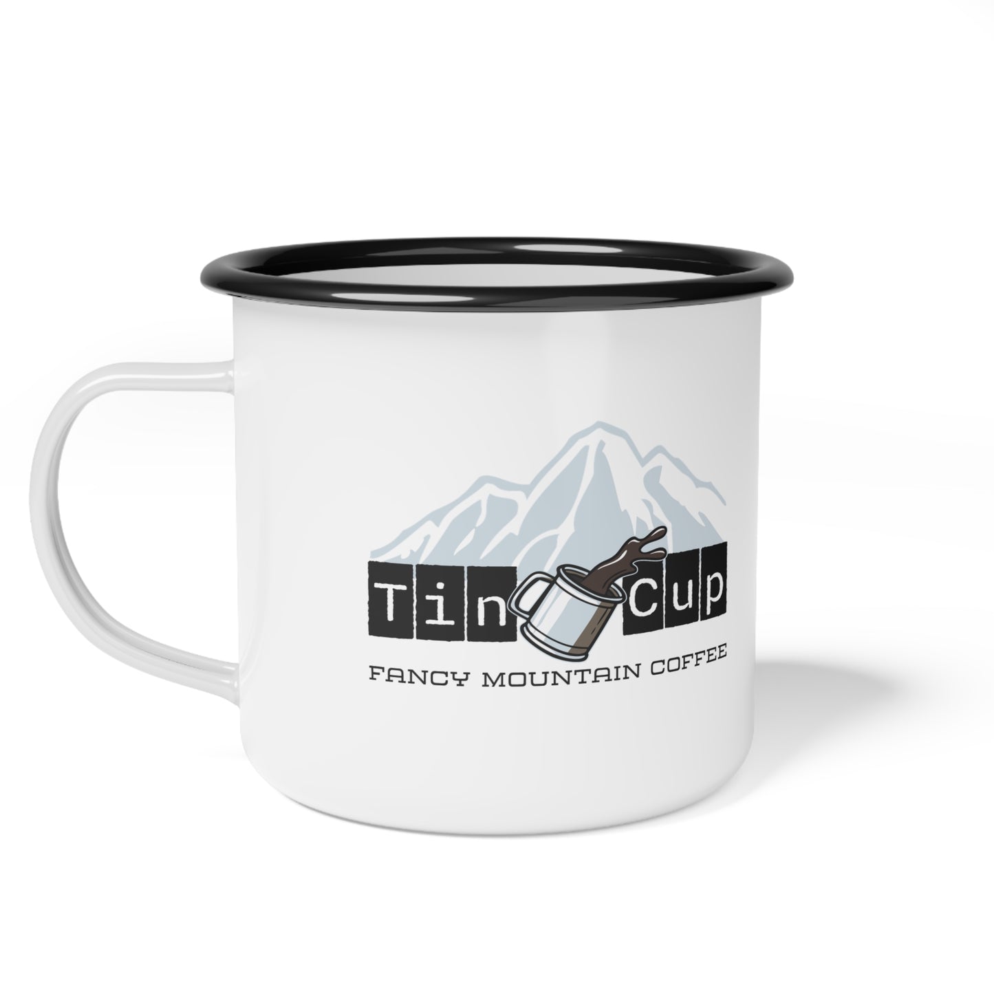 Tin Cup Coffee Enamel Cup - Wyomerican