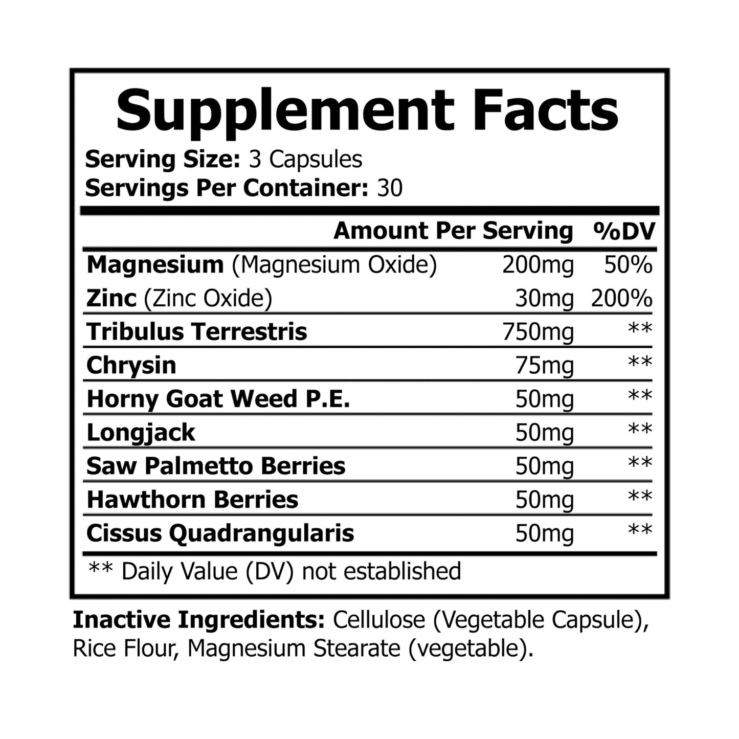 Cowboy Strength Performance Magnesium Zinc Supplement (90 Capsules)