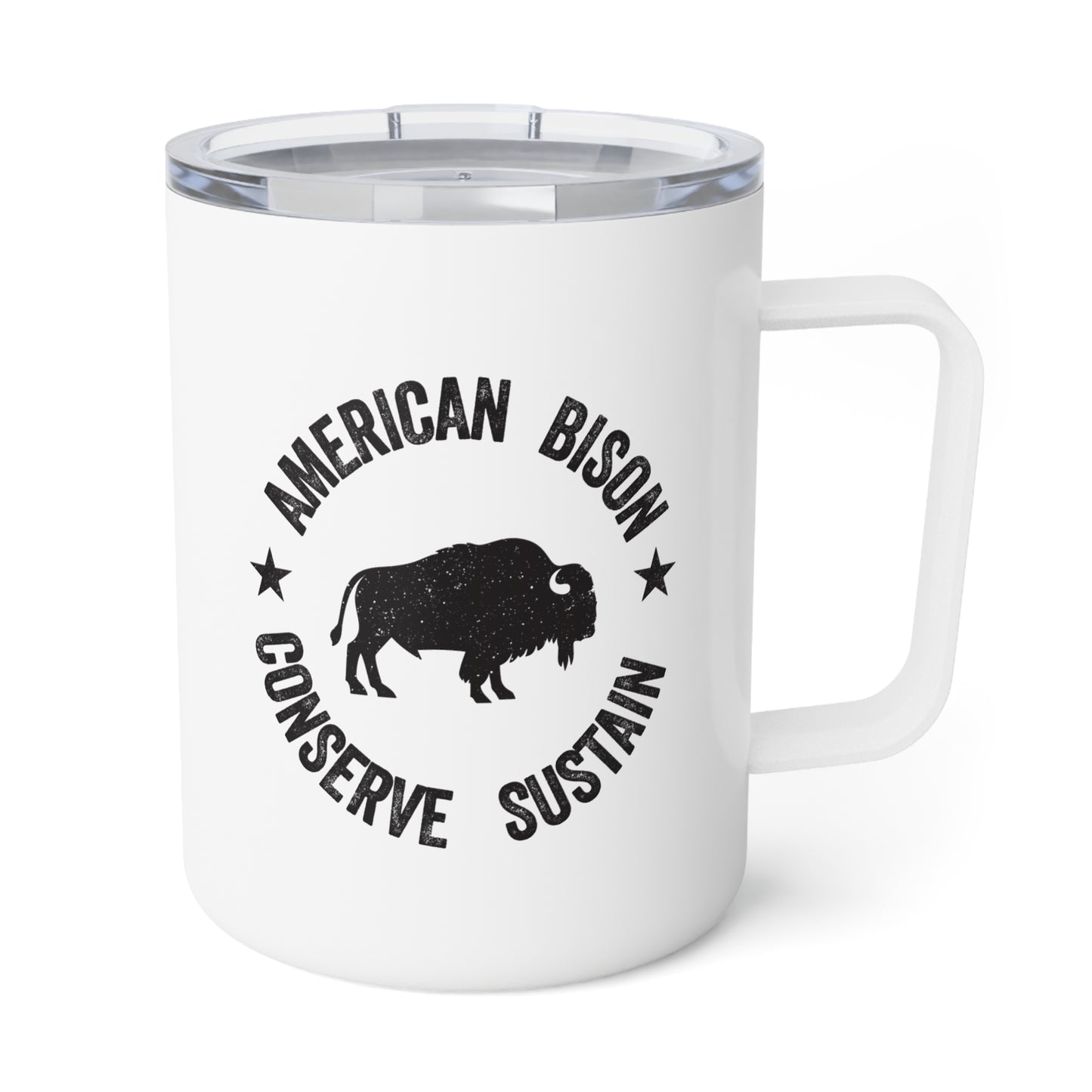 Bison Conservation Insulated Coffee Mug, (10oz)