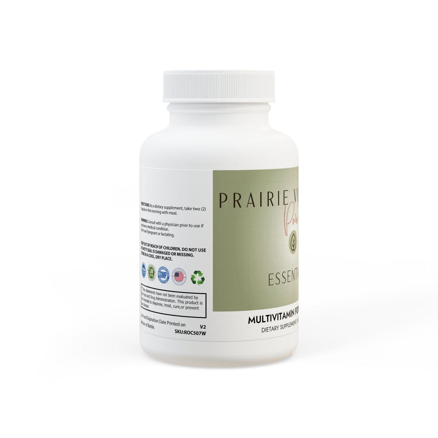 Prairie Vitality Multivitamin for Women Supplement (60 Capsules)