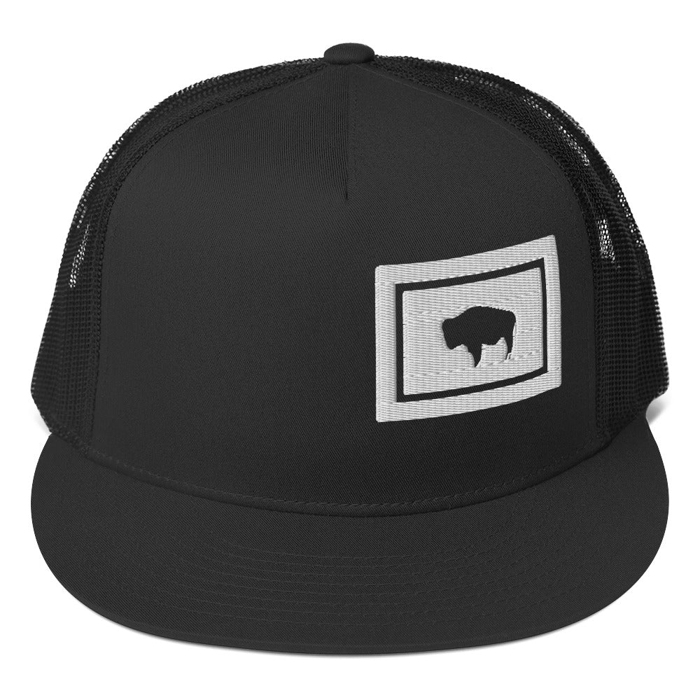 WYO Buffalo Trucker Cap - Wyomerican