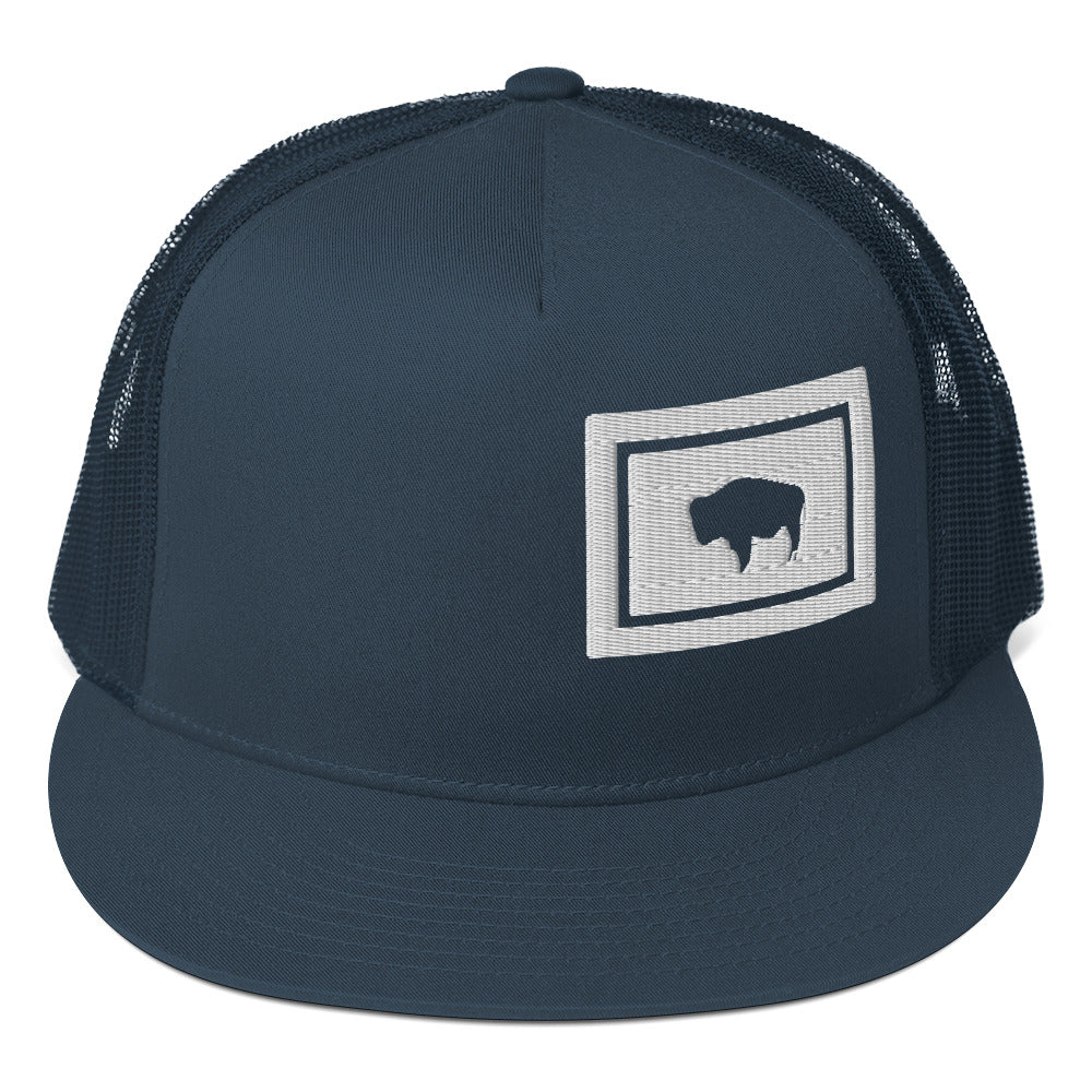 WYO Buffalo Trucker Cap - Wyomerican