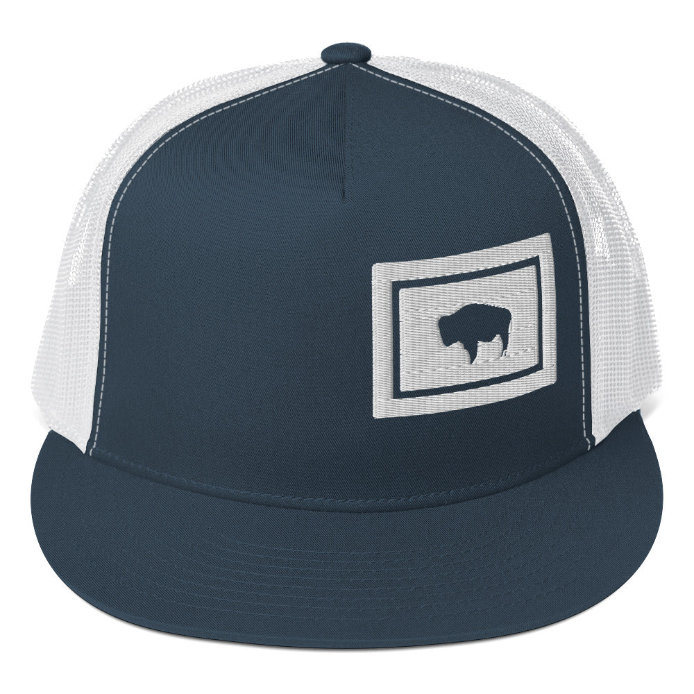 WYO Buffalo Trucker Cap - Wyomerican