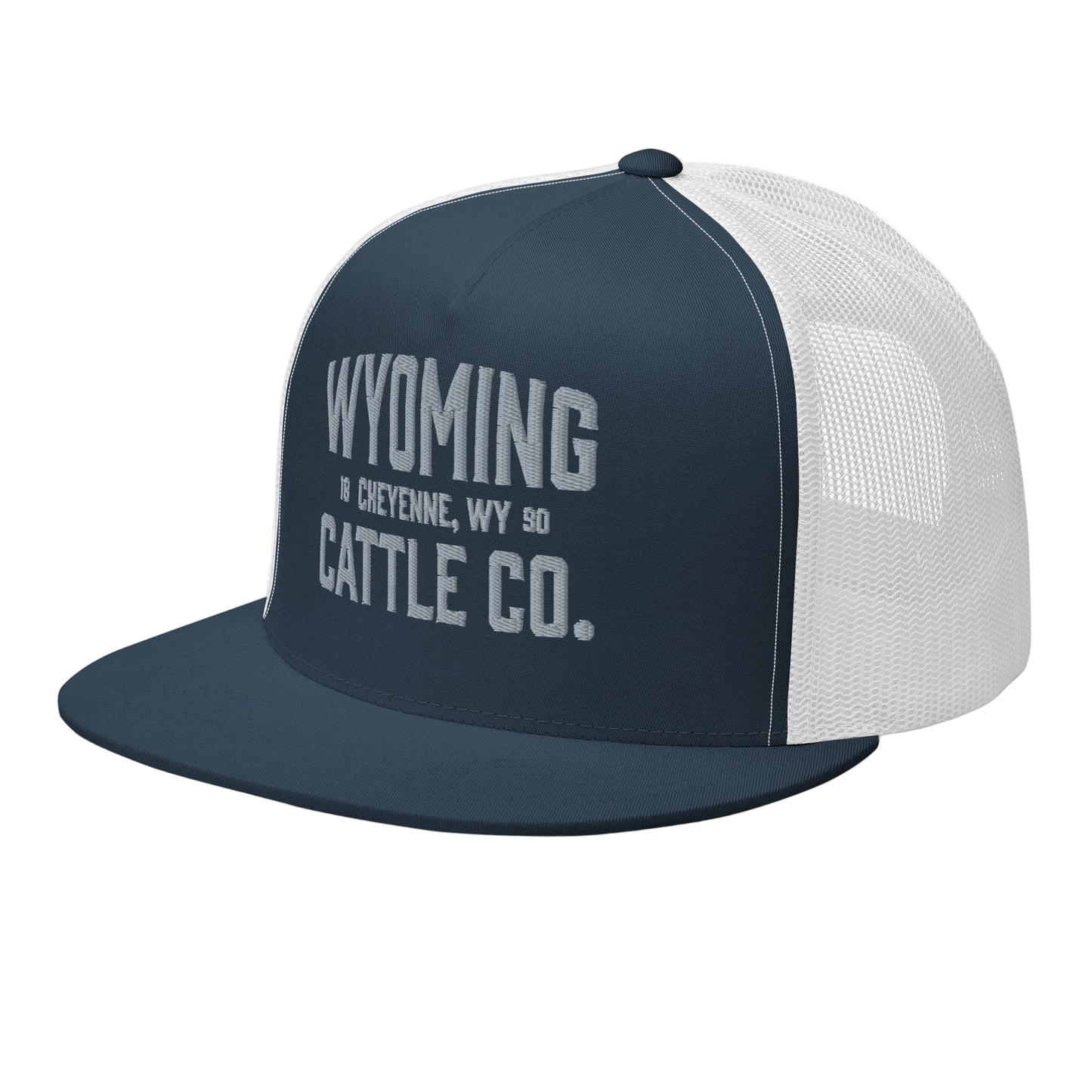 WYO CATTLE CO SILVER SNAPBACK TRUCKER