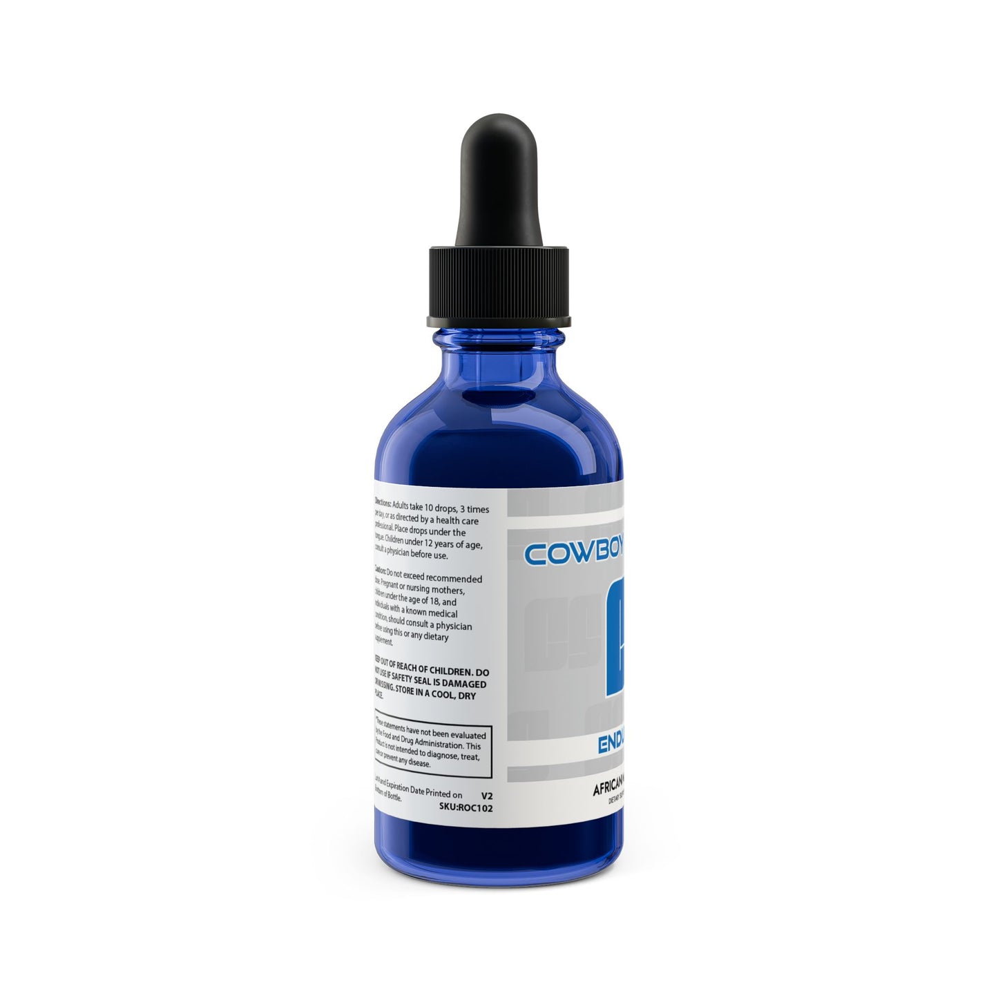 Cowboy Strength Endurance African Mango Drops Supplement (60ml, 2fl.oz)