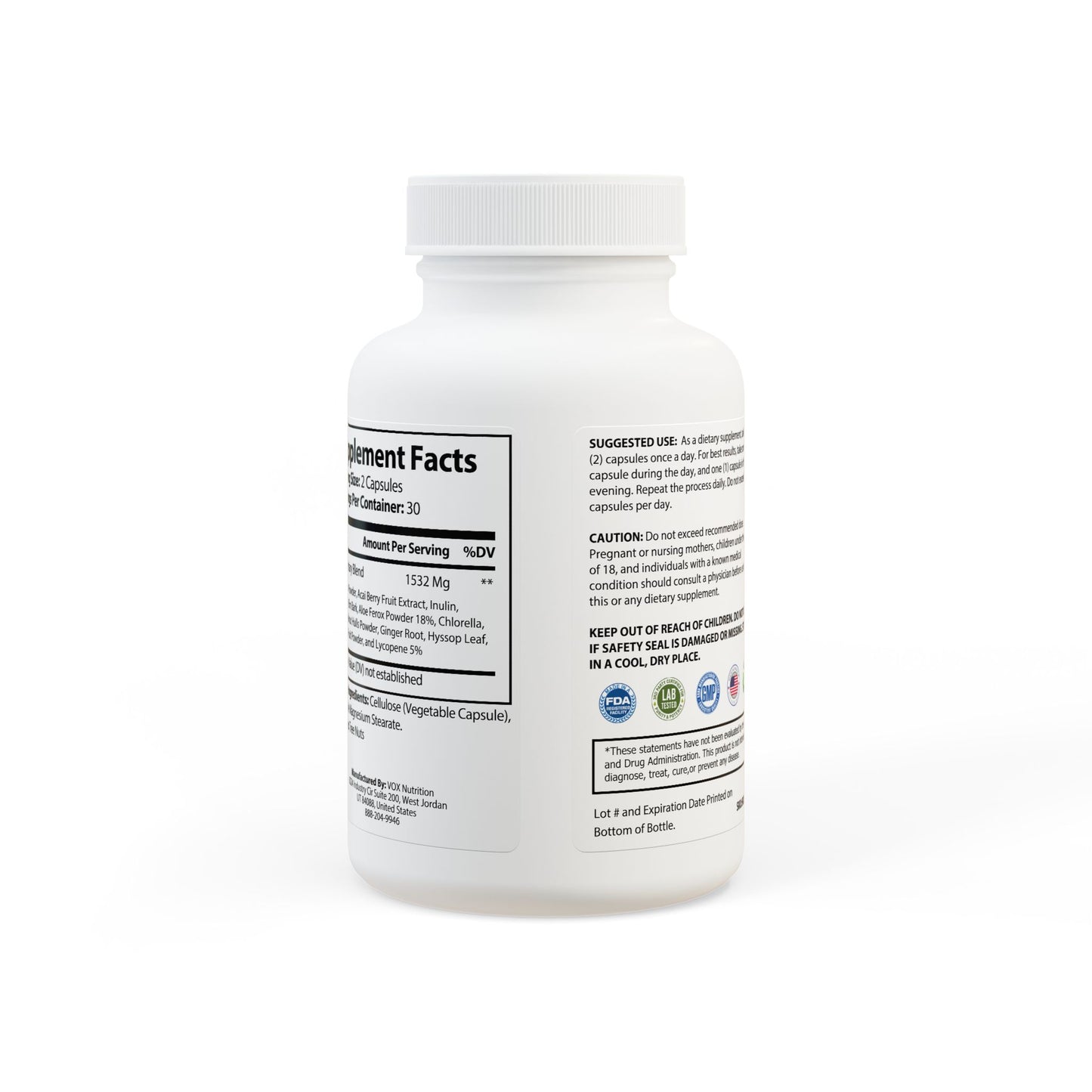 Prairie Vitality Acai Berry Complex Supplement (60 Capsules)