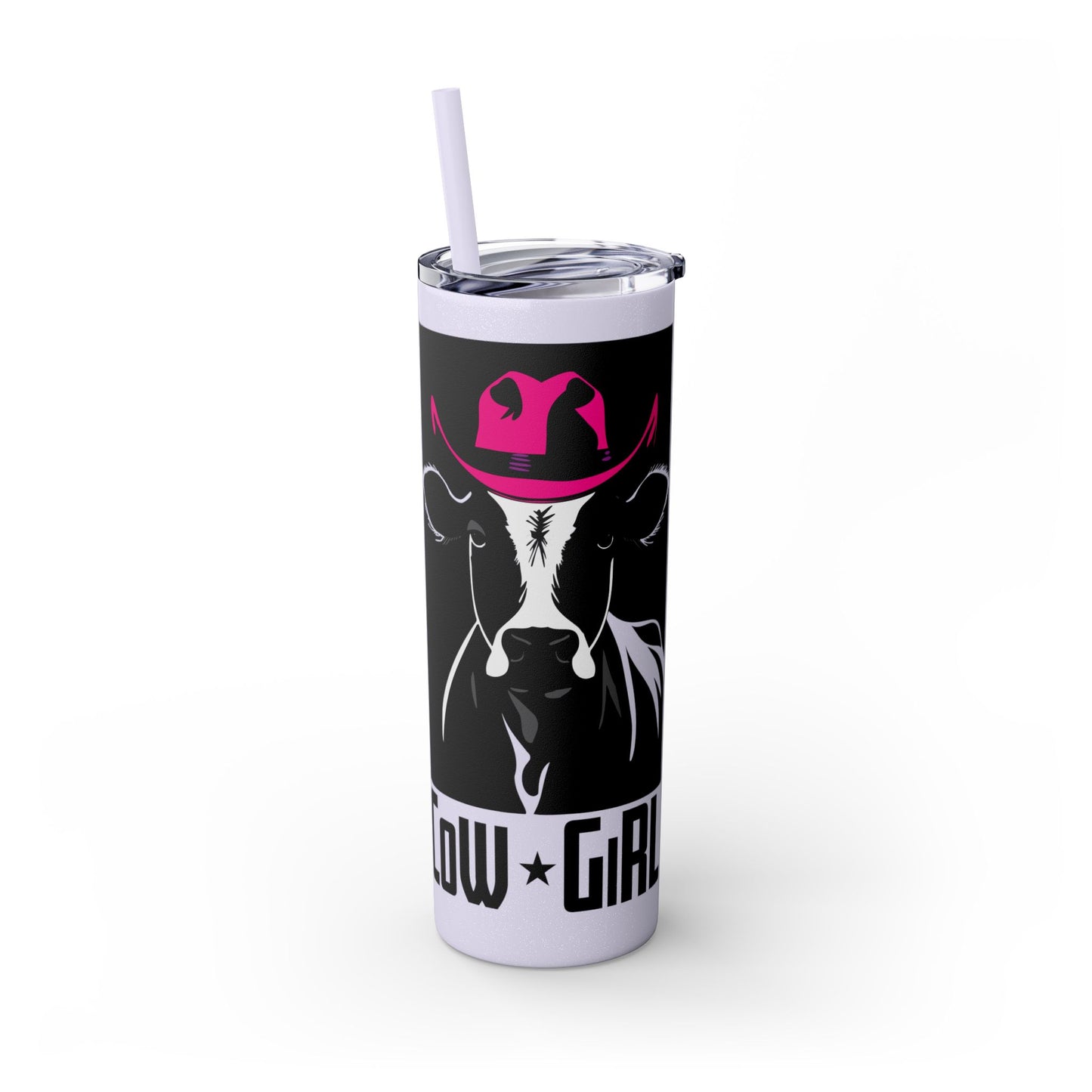 Cow Girl Tumbler with Straw (20oz) - Wyomerican
