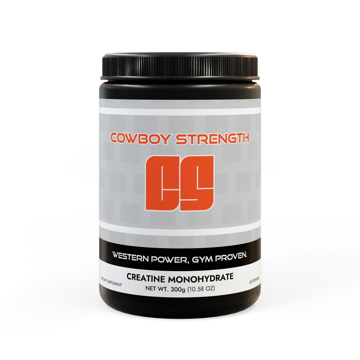 Cowboy Strength Creatine Monohydrate Supplement (300g, 10.58oz)