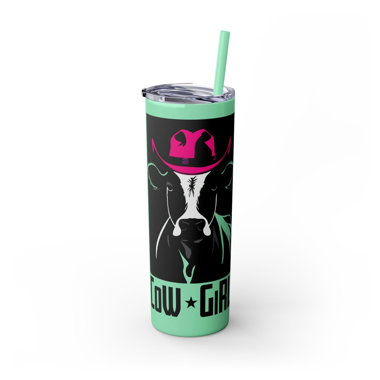 Cow Girl Tumbler with Straw (20oz) - Wyomerican