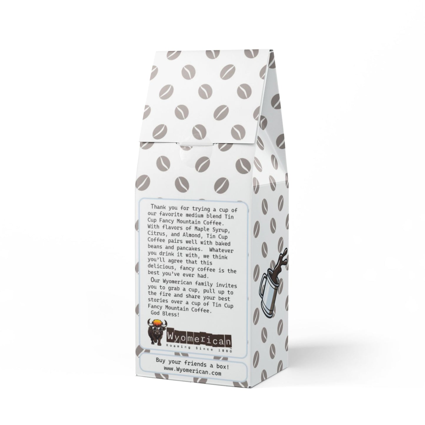 Tin Cup Fancy Mountain Coffee (Medium Roast) - Wyomerican