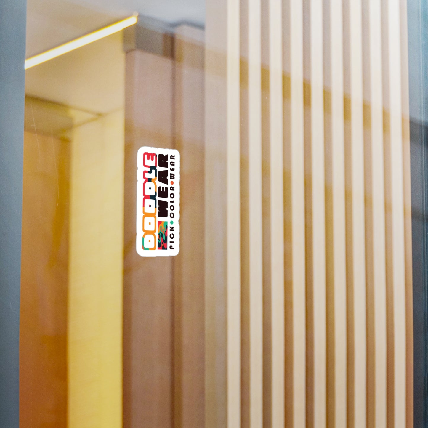 DoodleWear Logo Sticker (3" x 4")