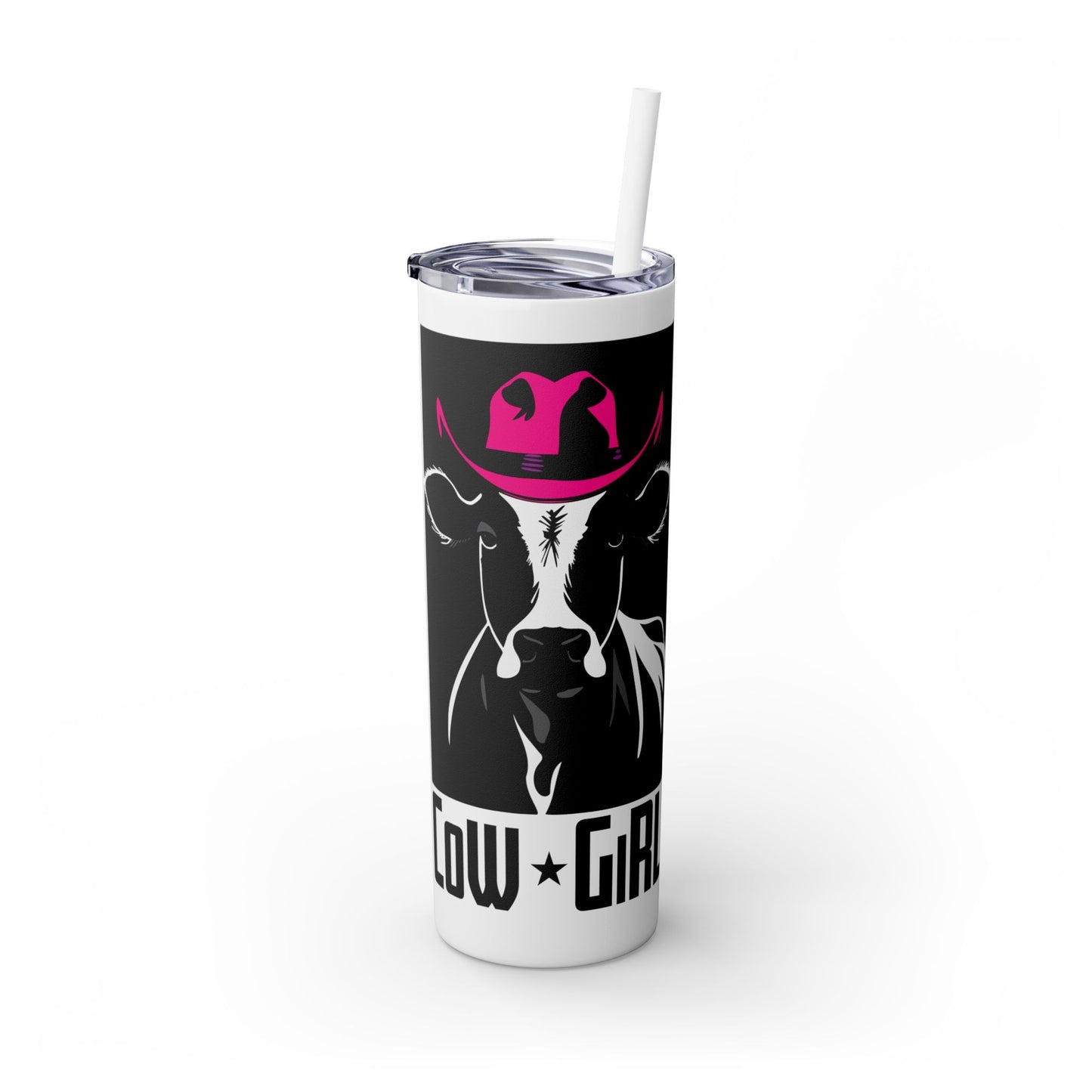 Cow Girl Tumbler with Straw (20oz) - Wyomerican