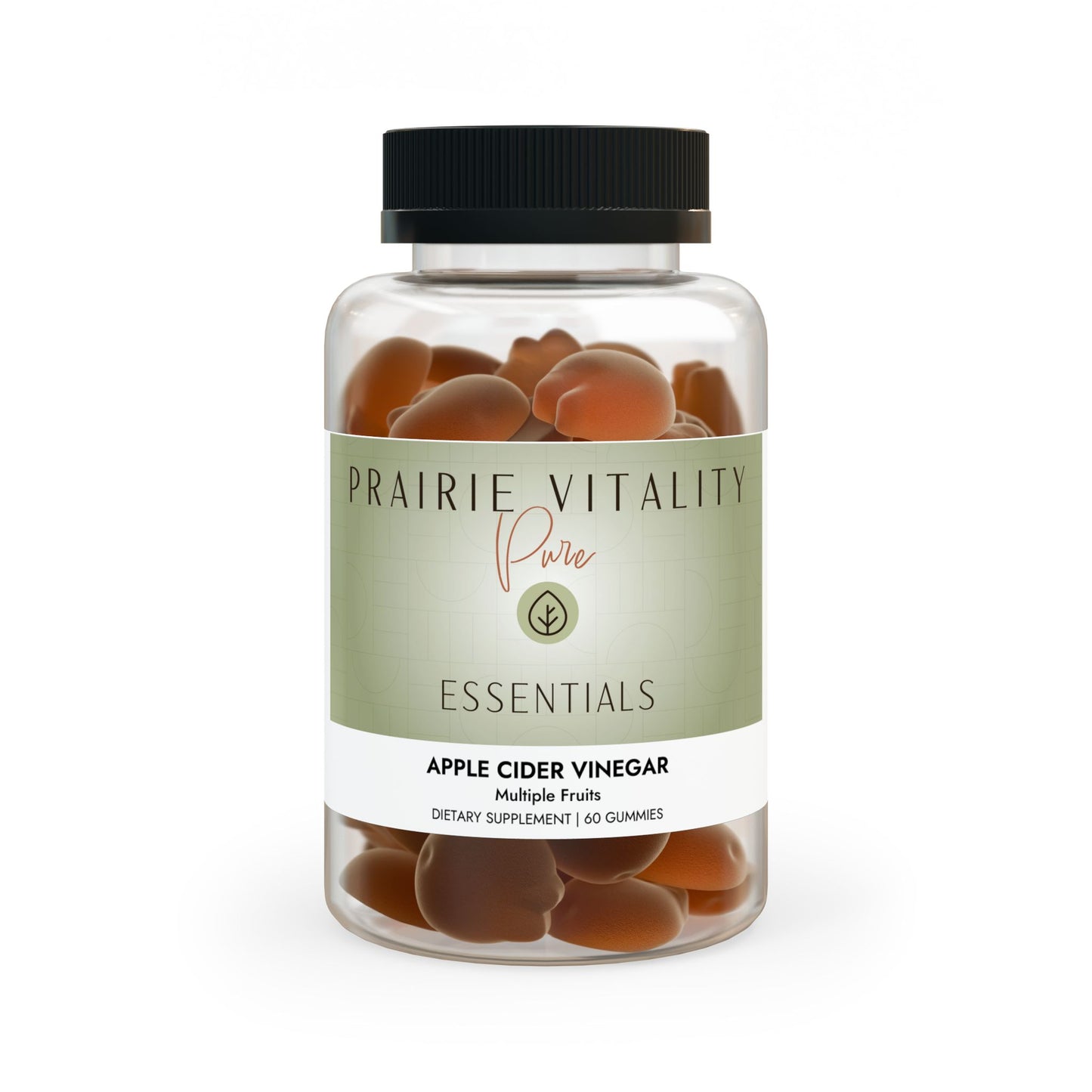 Prairie Vitality Apple Cider Vinegar Gummies (60 Gummies)