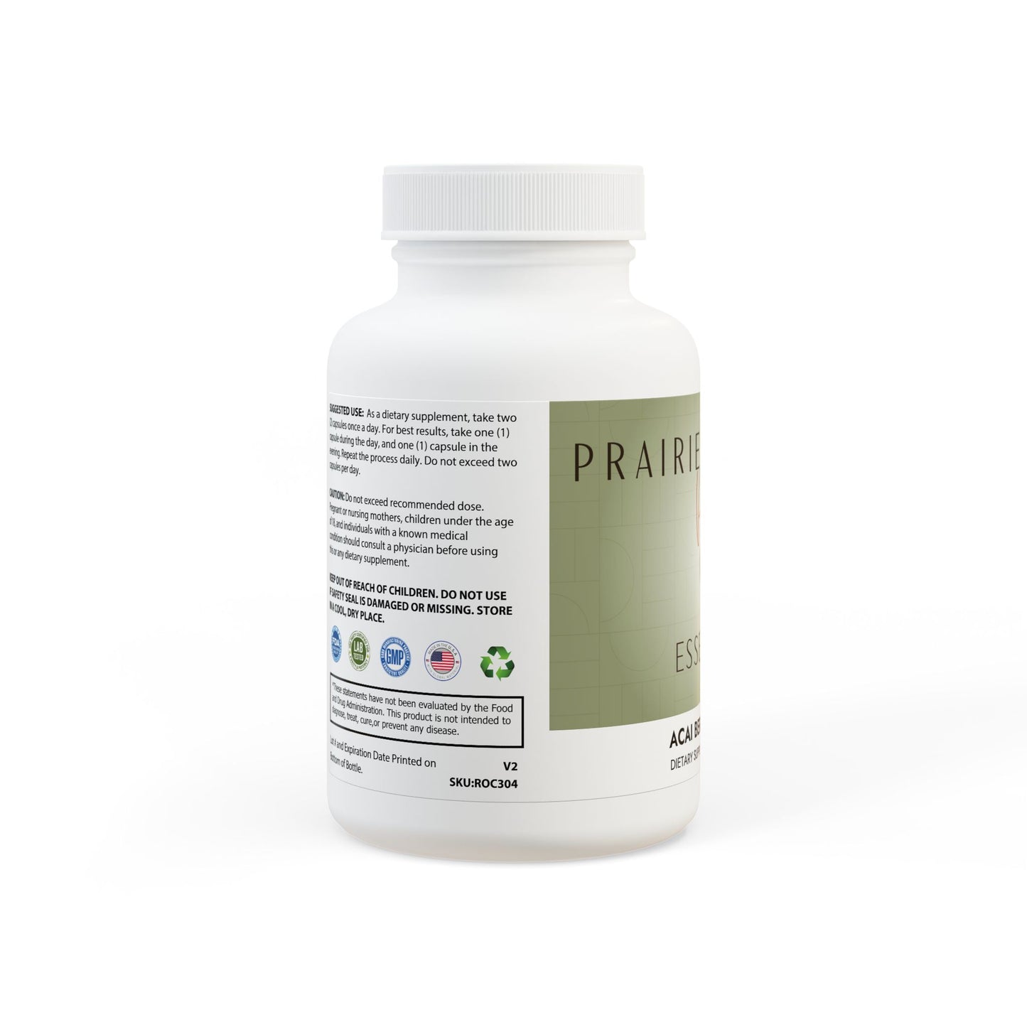 Prairie Vitality Acai Berry Complex Supplement (60 Capsules)
