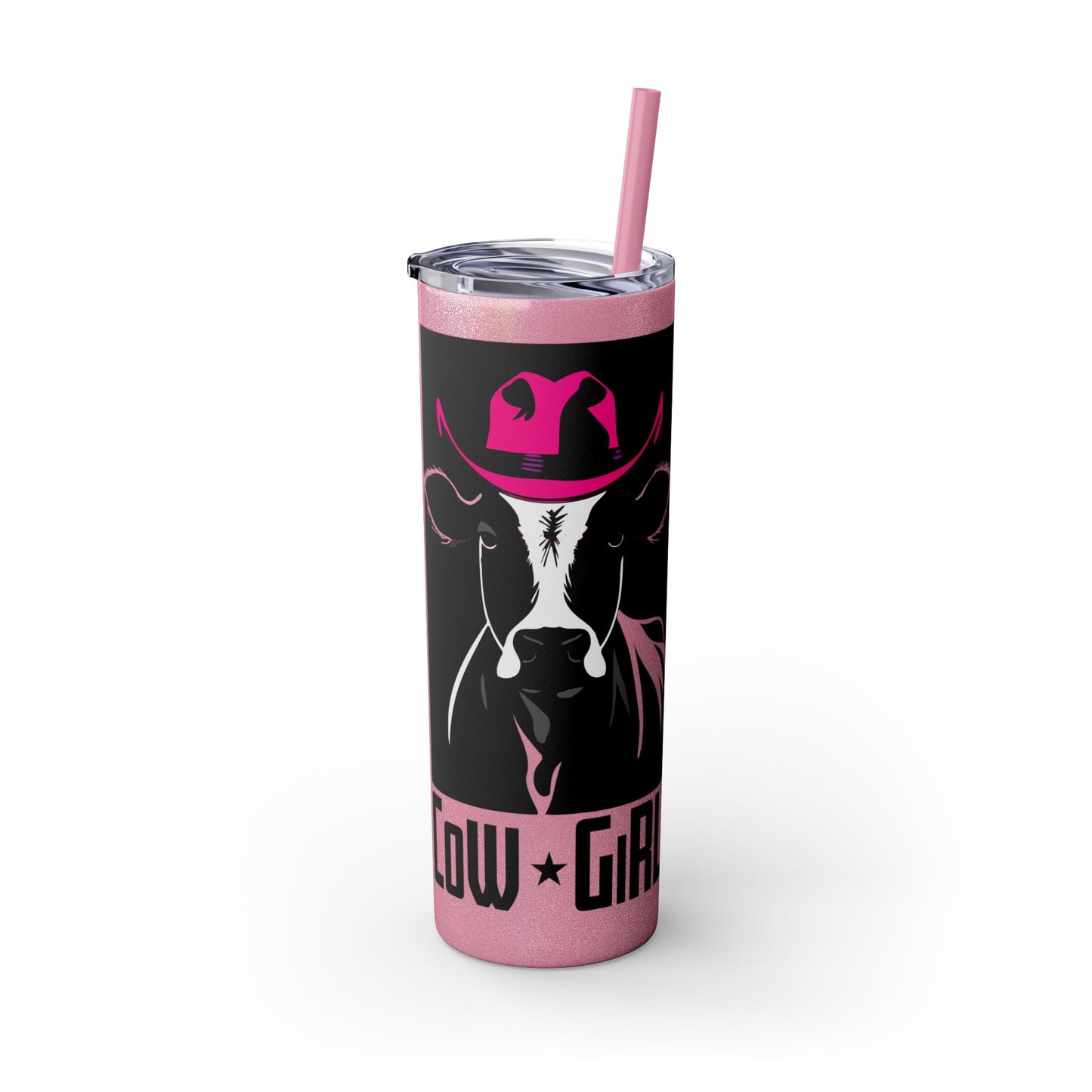 Cow Girl Tumbler with Straw (20oz) - Wyomerican