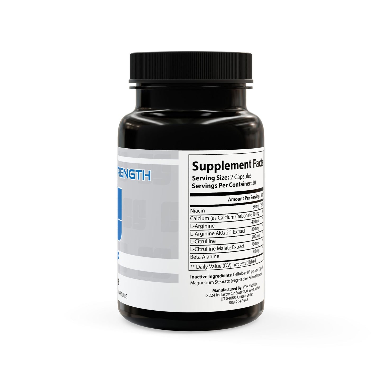 Cowboy Strength Pump L-Arginine Supplement (60 Capsules)