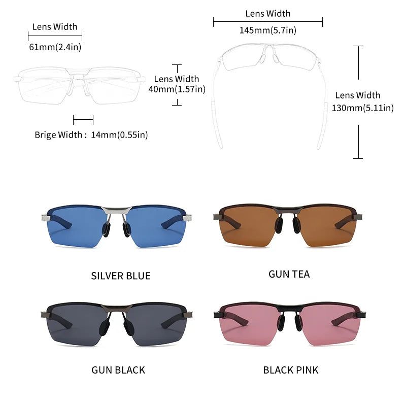 Frontier Ultralight Frame Polarized Sunglasses