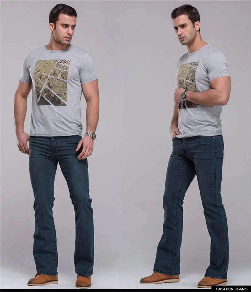 Men's Flare Cut Jeans