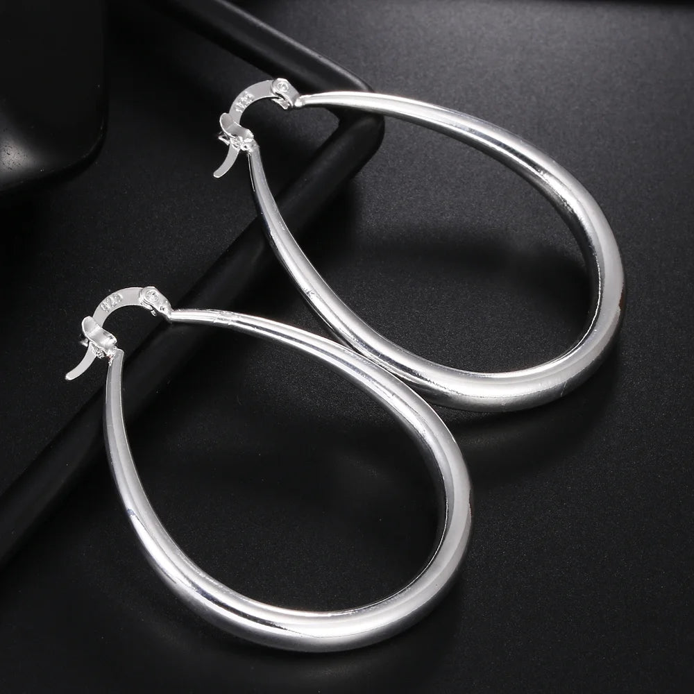 Go West Oval Hoop Earrings - Wyomerican